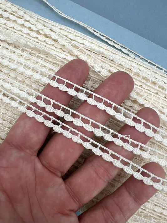 Wholesale Vintage French Lace Trim – 100m – Le Puy-en-Velay Cotton Lace - Bobbins&Needles