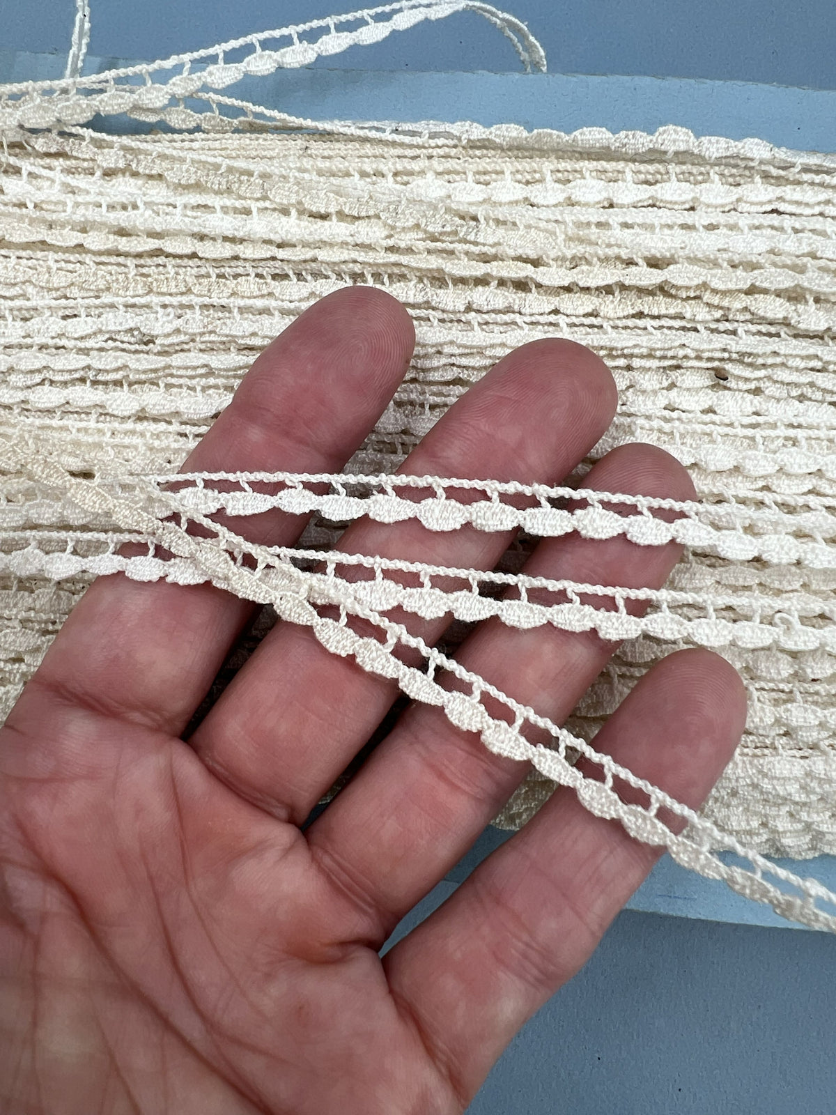 Wholesale Vintage French Lace Trim – 100m – Le Puy-en-Velay Cotton Lace