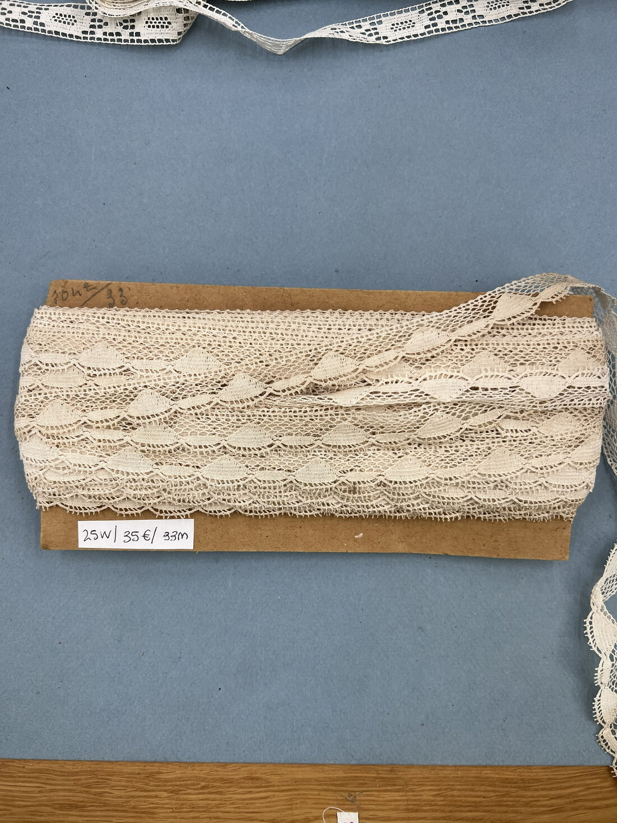 Wholesale Vintage French Lace Trim – 33m – Le Puy-en-Velay Cotton Lace
