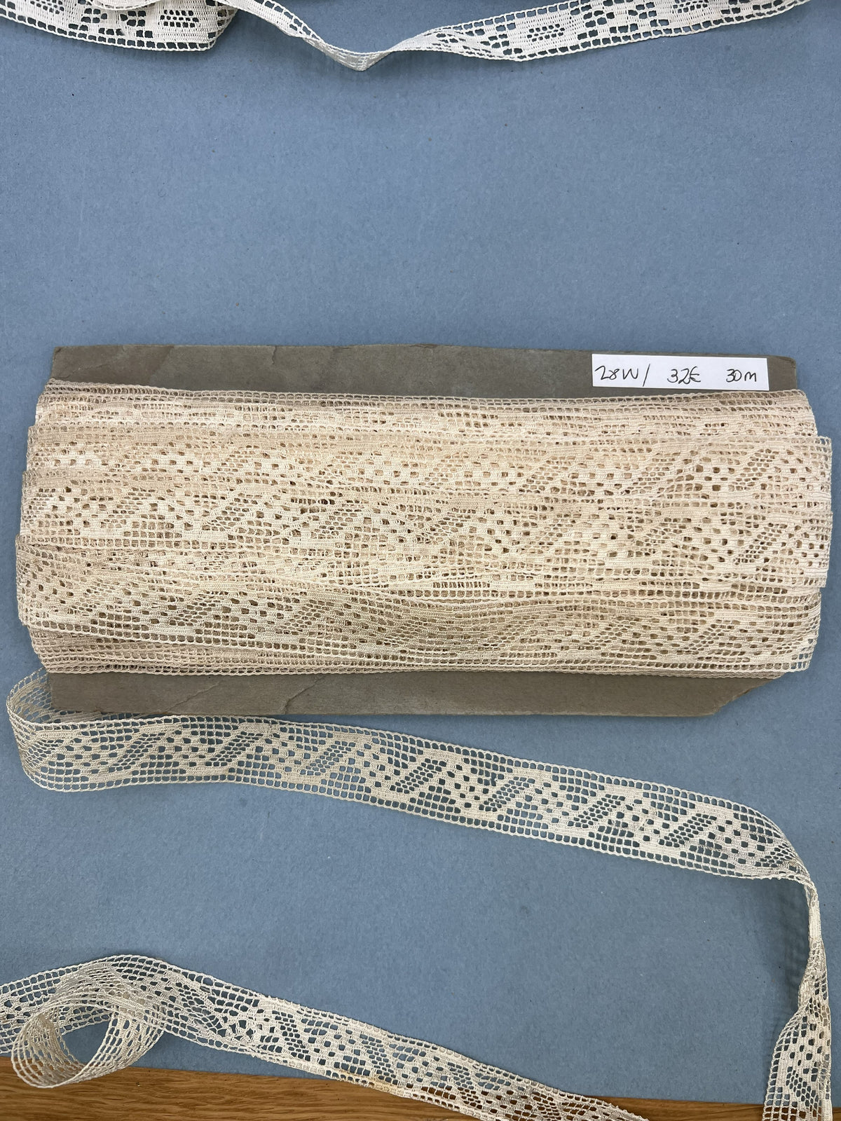 Wholesale Vintage French Lace Trim – 30m – Le Puy-en-Velay Cotton Lace
