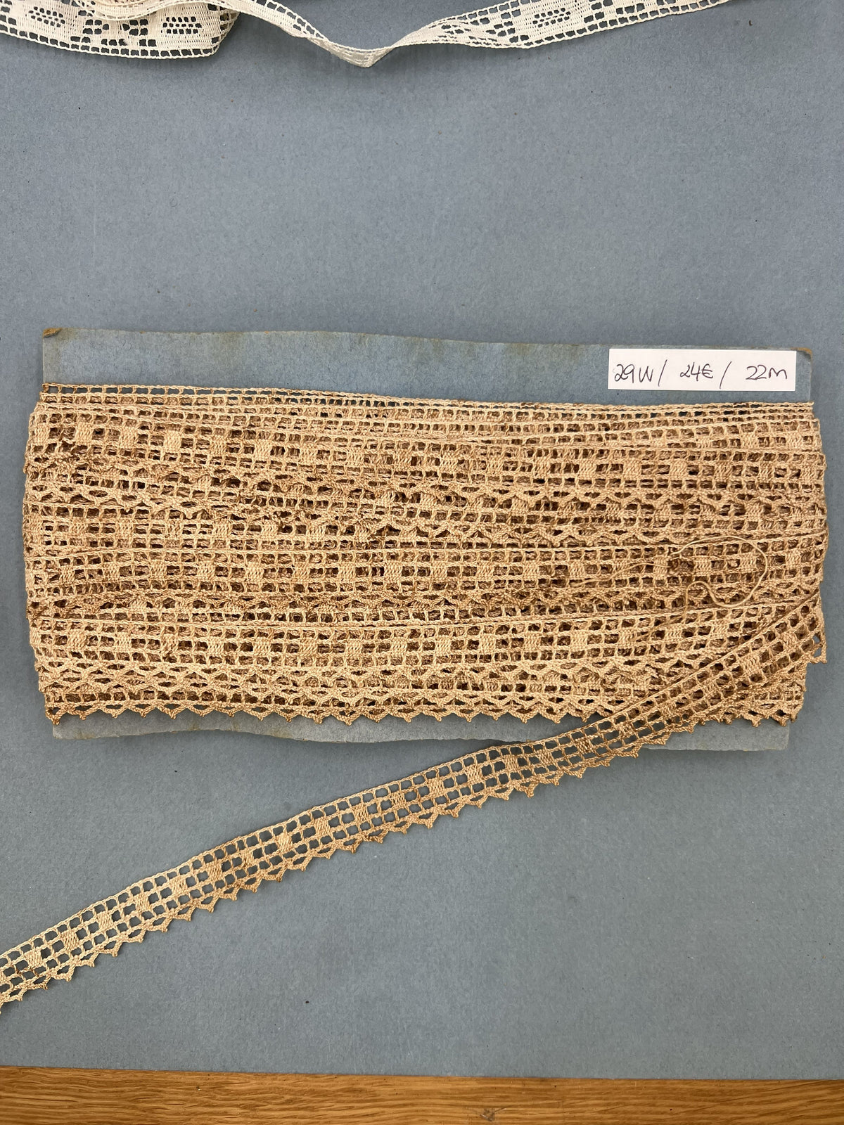 Wholesale Vintage French Lace Trim – 22m – Le Puy-en-Velay Cotton Lace
