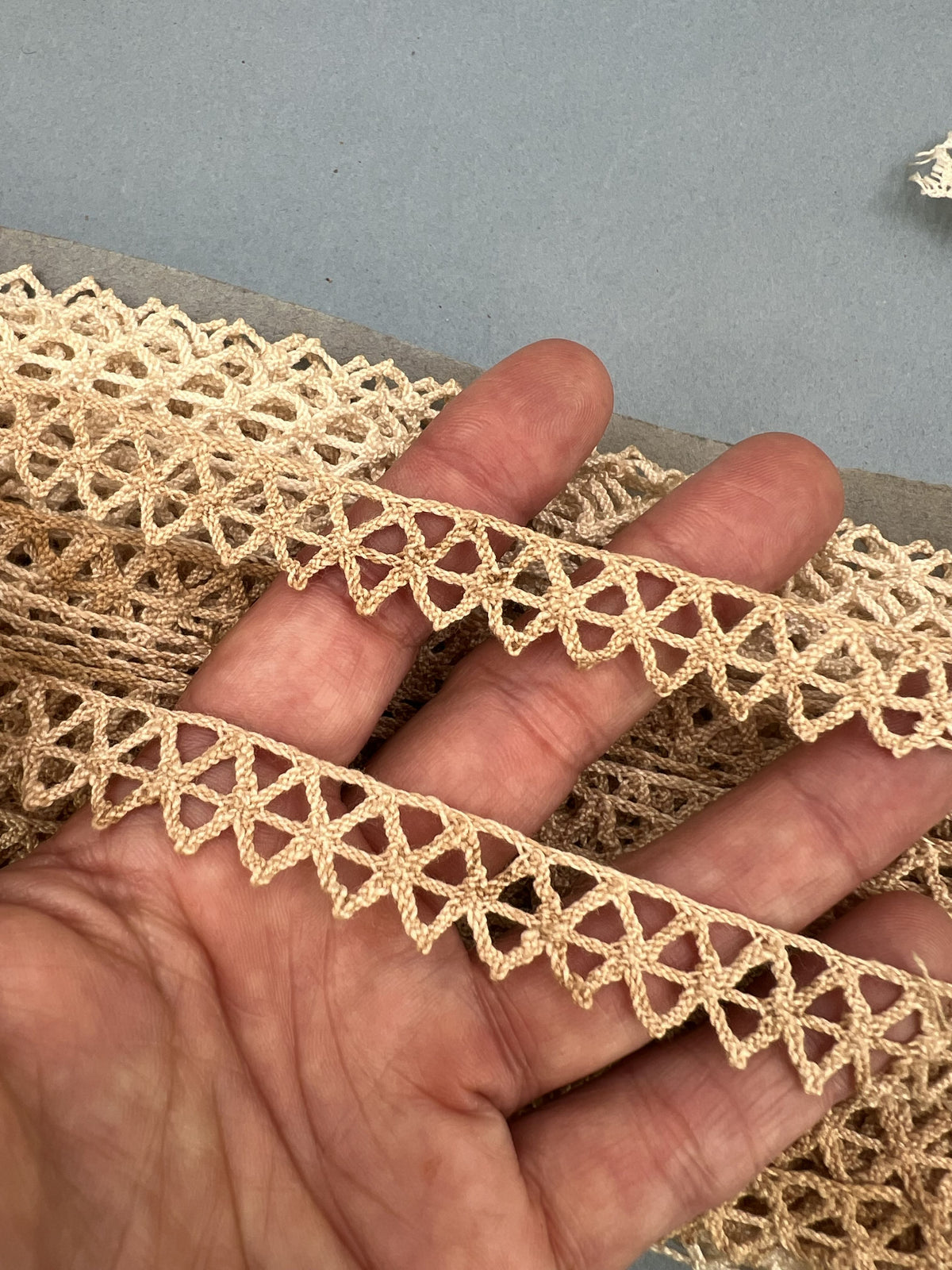 Wholesale Vintage French Lace Trim – 40m – Le Puy-en-Velay Cotton Lace