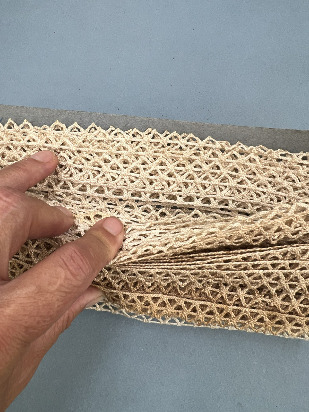 Wholesale Vintage French Lace Trim – 40m – Le Puy-en-Velay Cotton Lace