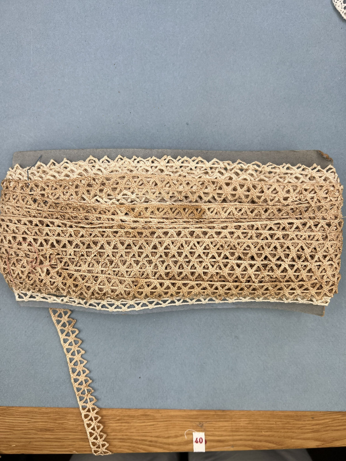 Wholesale Vintage French Lace Trim – 40m – Le Puy-en-Velay Cotton Lace