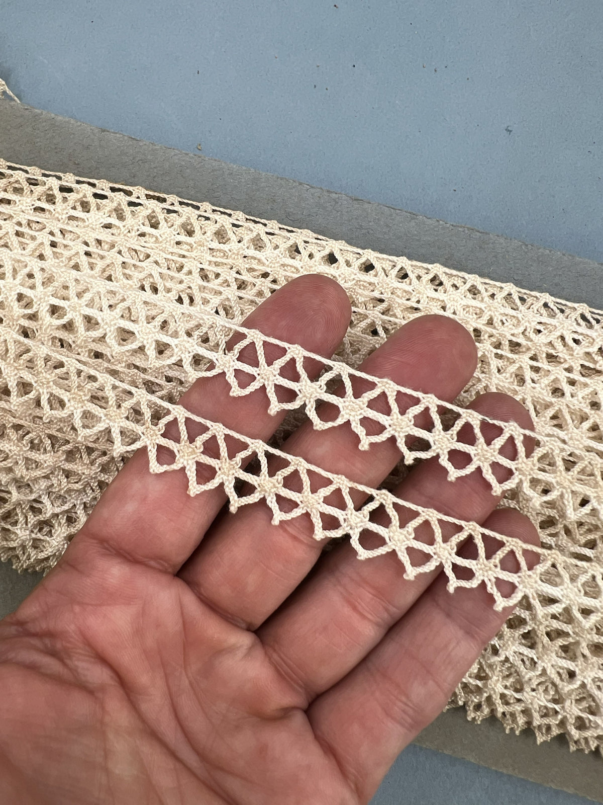 Wholesale Vintage French Lace Trim – 30M – Le Puy-en-Velay Cotton Lace