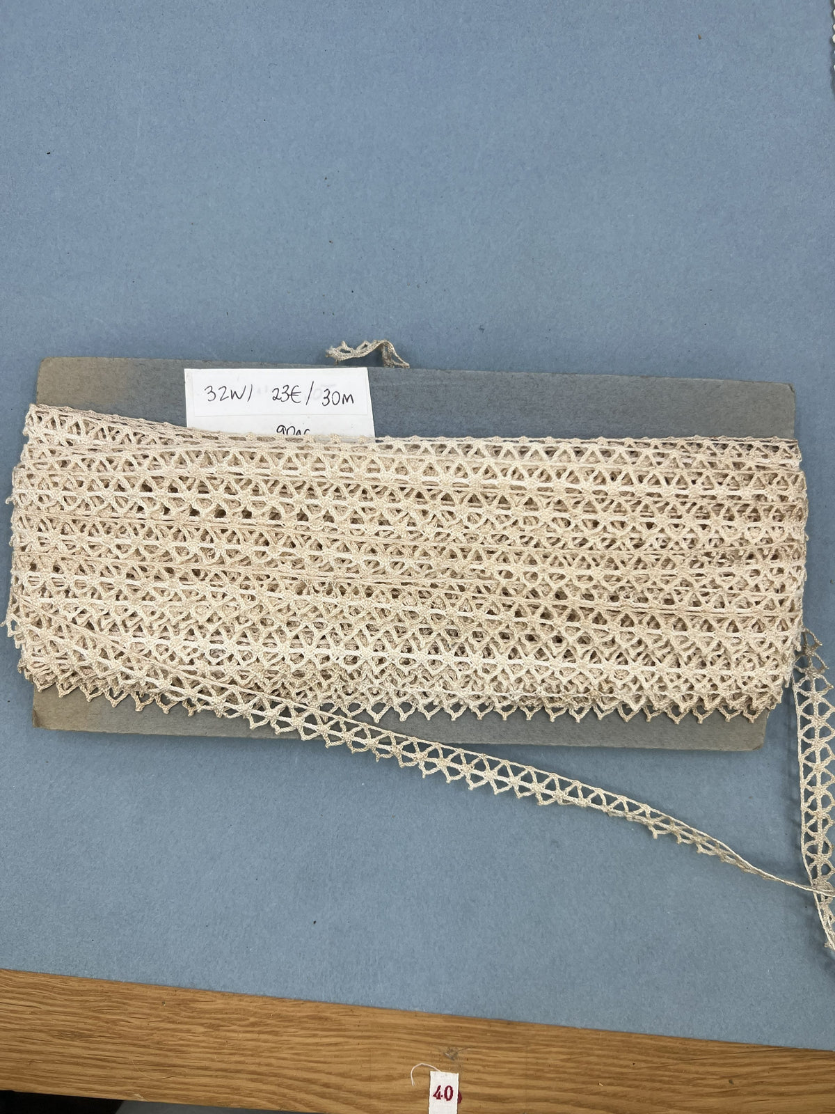 Wholesale Vintage French Lace Trim – 30M – Le Puy-en-Velay Cotton Lace