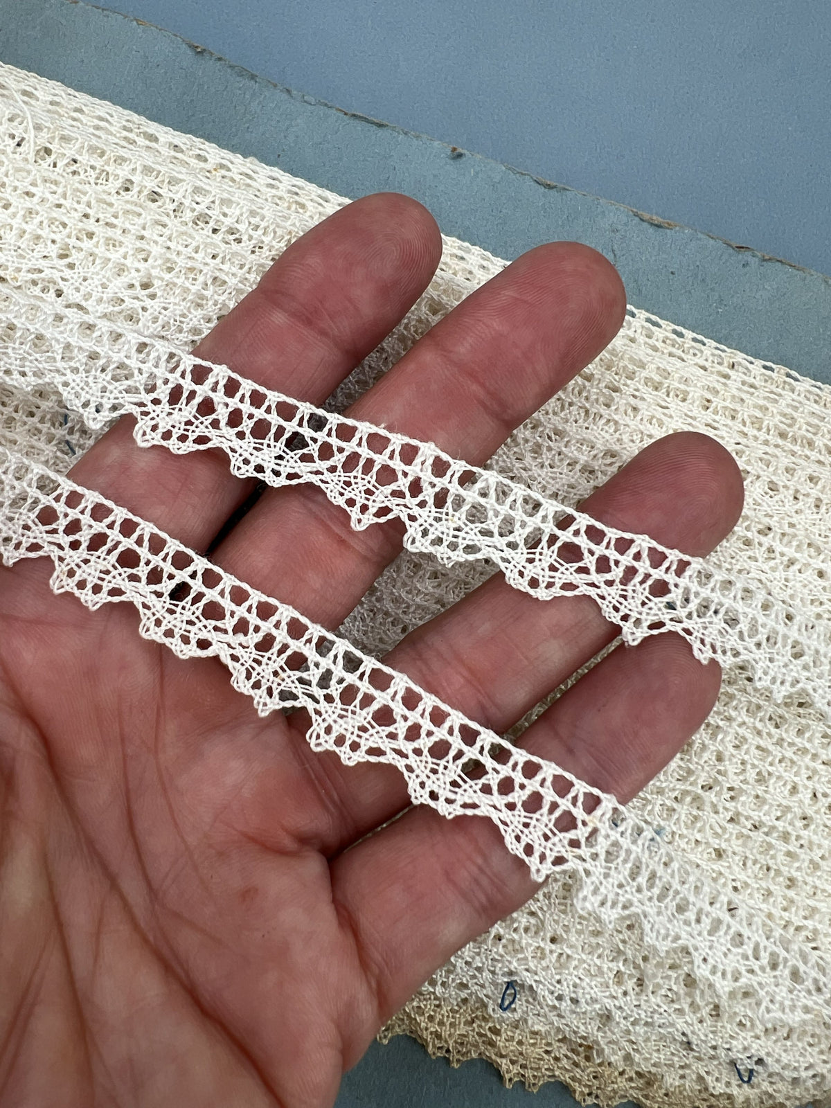 Wholesale Vintage French Lace Trim – 100m – Le Puy-en-Velay Cotton Lace