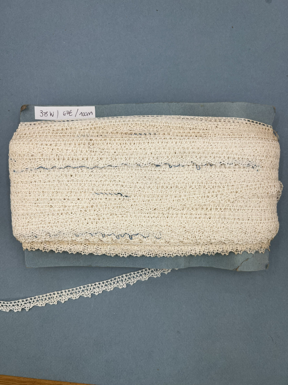 Wholesale Vintage French Lace Trim – 100m – Le Puy-en-Velay Cotton Lace