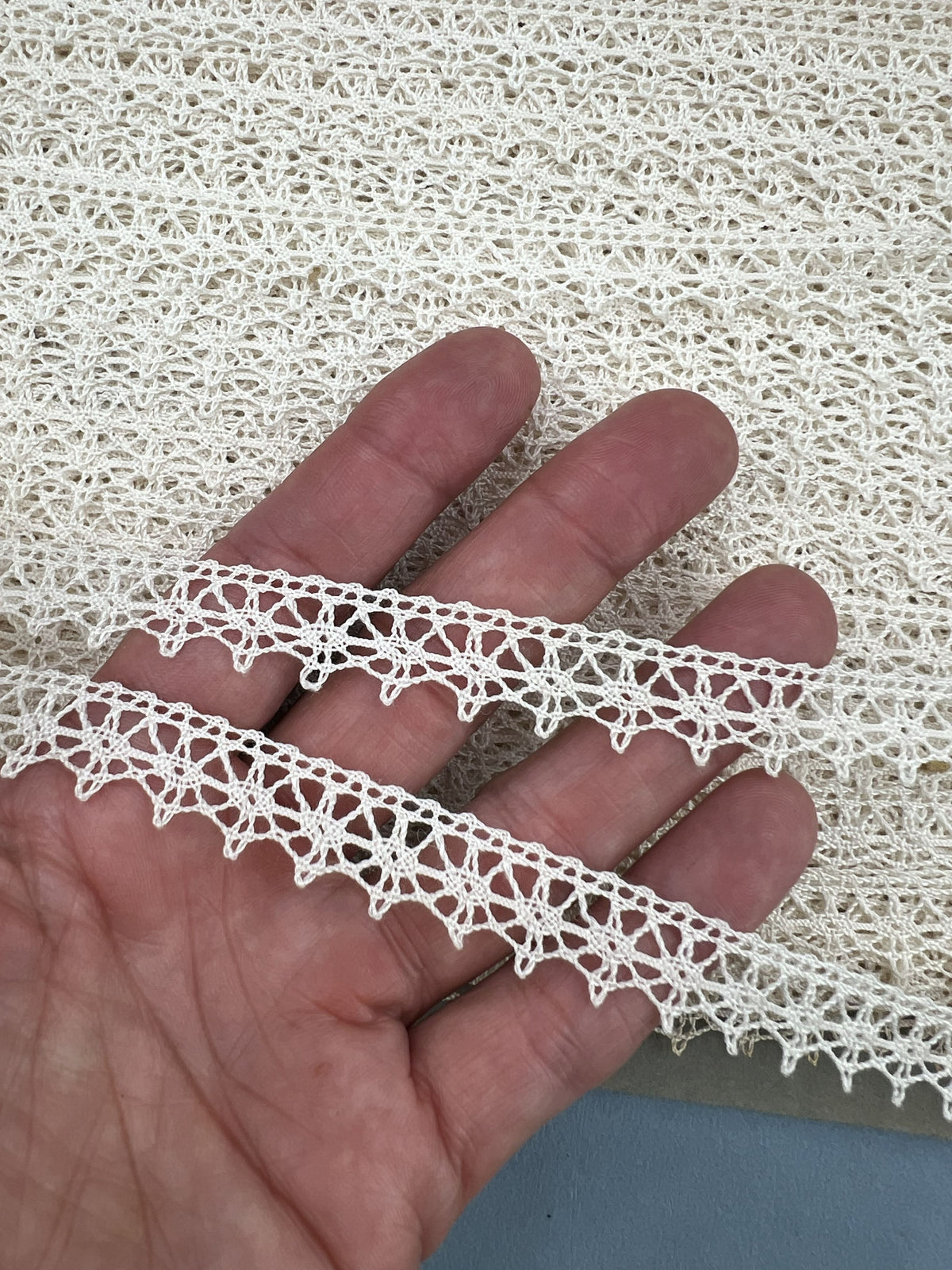 Wholesale Vintage French Lace Trim – 60m – Le Puy-en-Velay Cotton Lace