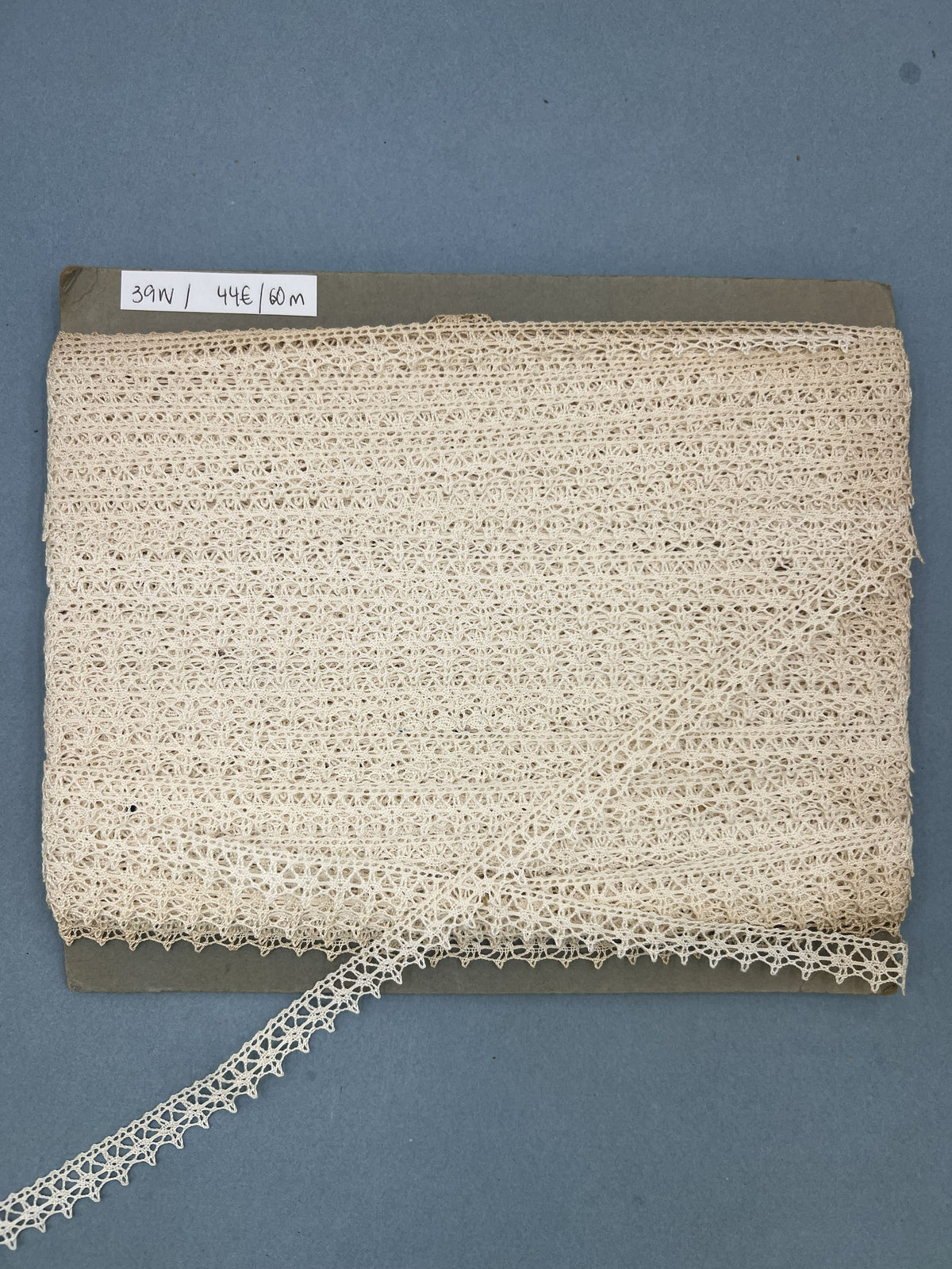 Wholesale Vintage French Lace Trim – 60m – Le Puy-en-Velay Cotton Lace