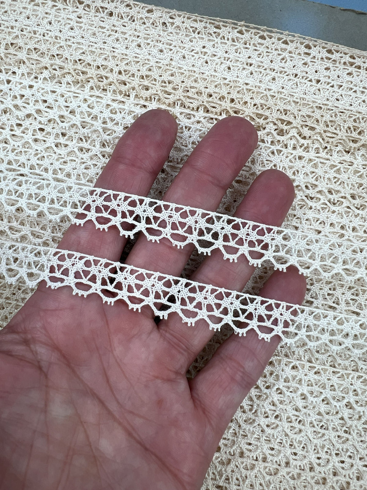 Wholesale Vintage French Lace Trim – 100m – Le Puy-en-Velay Cotton Lace