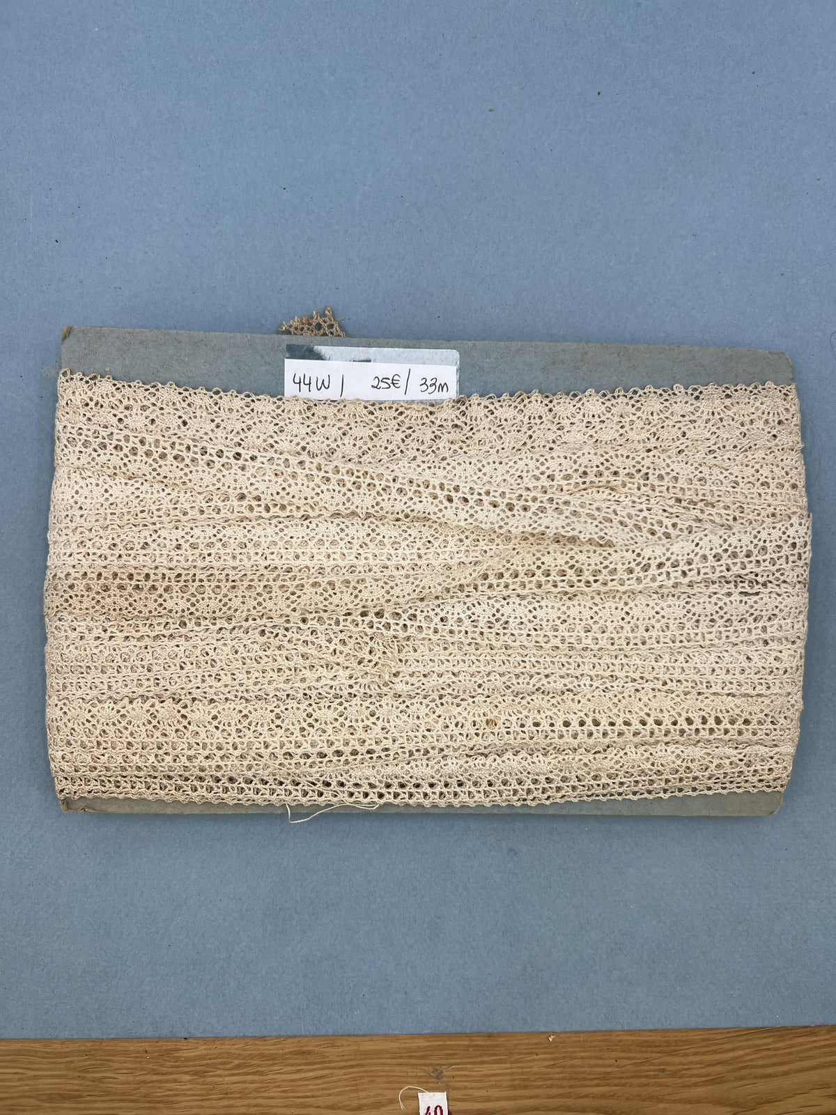 Wholesale Vintage French Lace Trim – 33m – Le Puy-en-Velay Cotton Lace