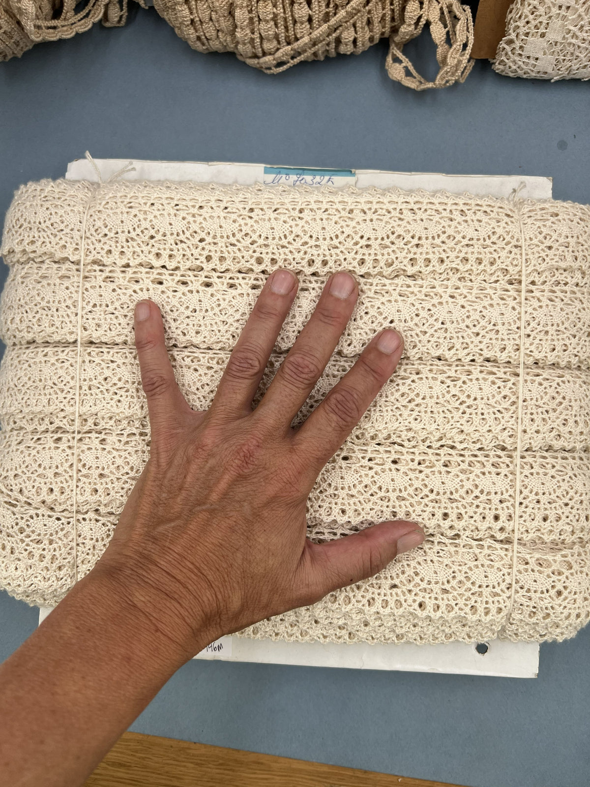 Wholesale Vintage French Lace Trim – 146m – Le Puy-en-Velay Cotton Lace