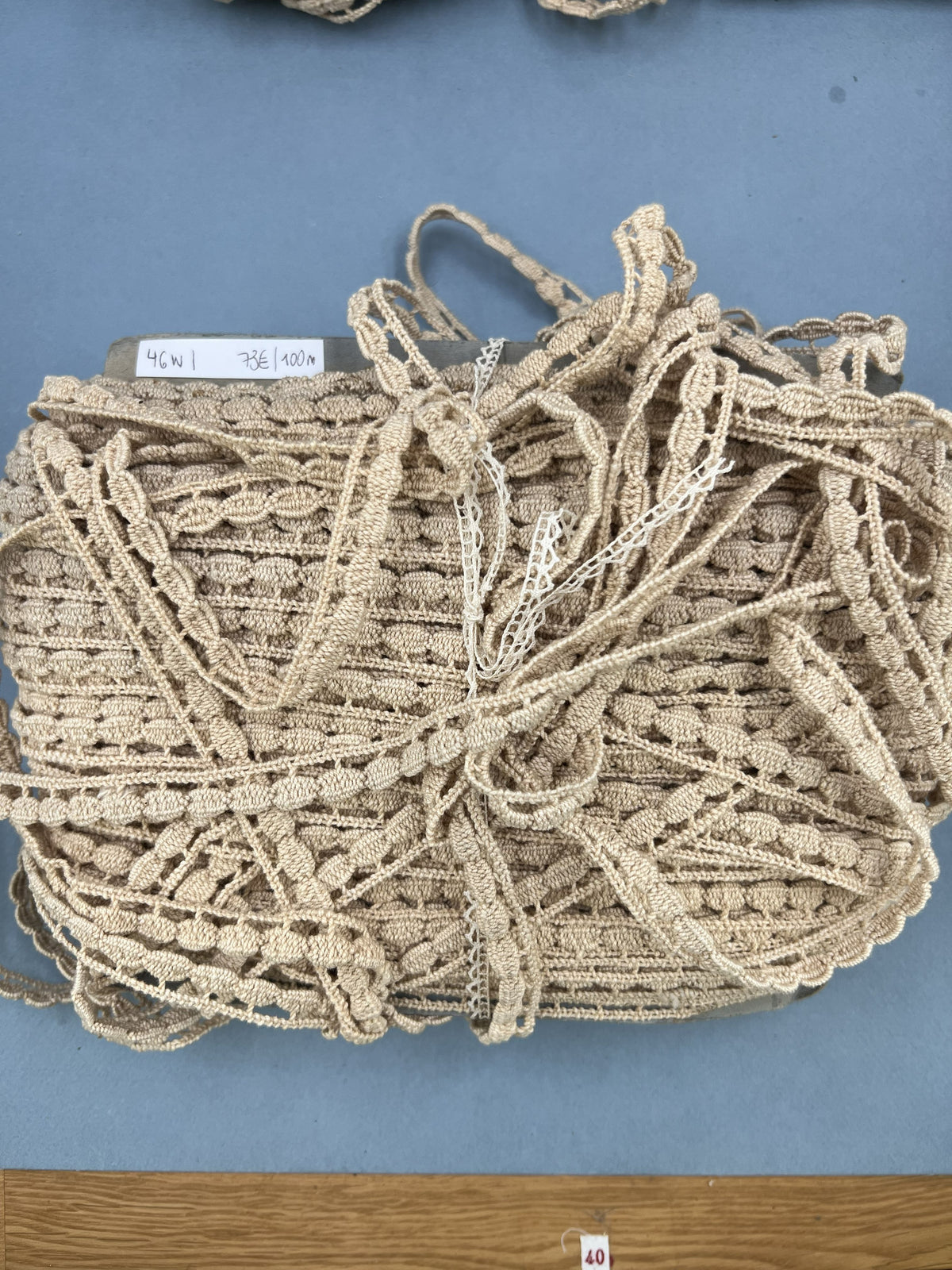 Wholesale Vintage French Lace Trim – 100m – Le Puy-en-Velay Cotton Lace
