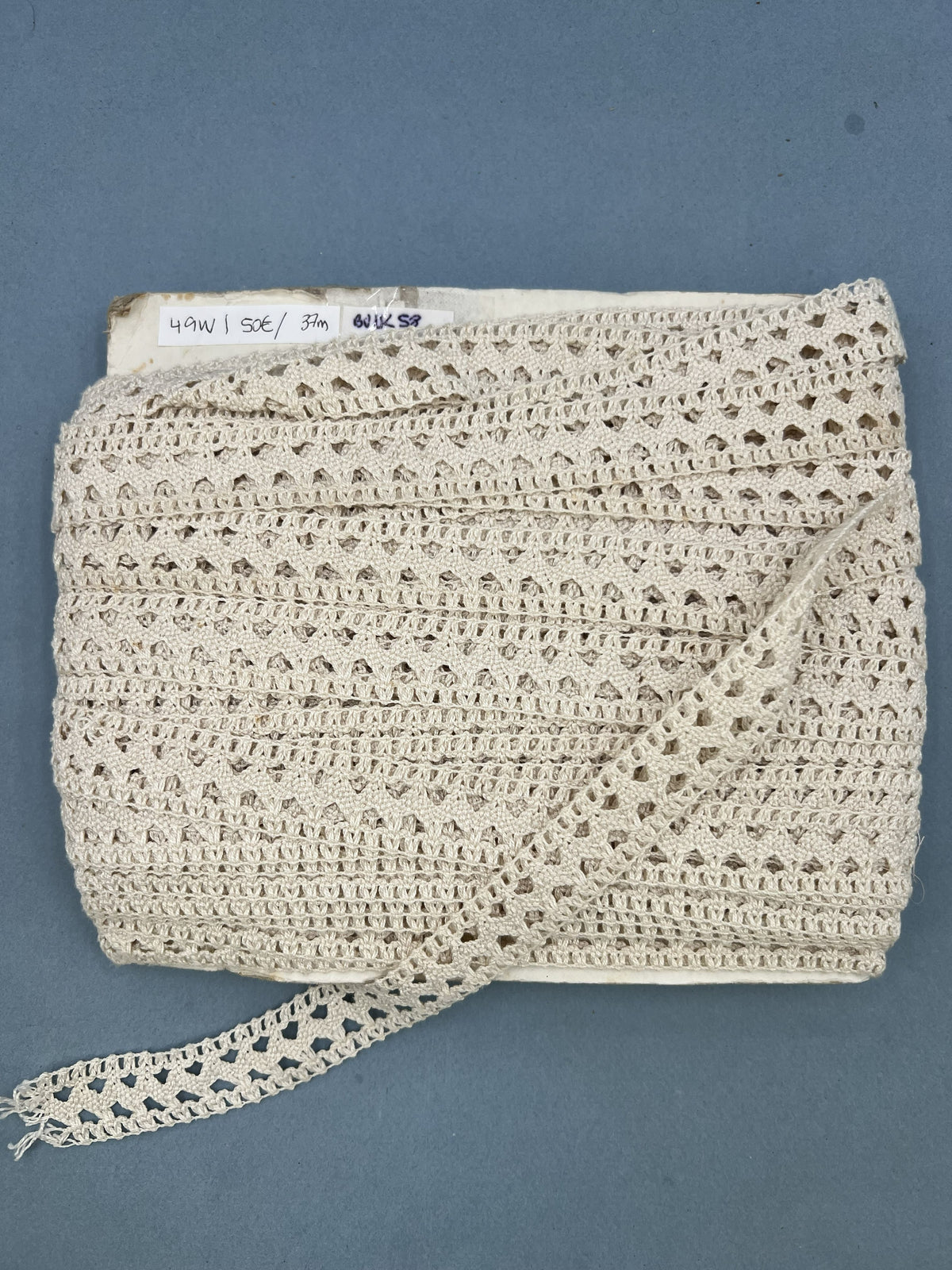 Wholesale Vintage French Lace Trim – 37m – Le Puy-en-Velay Cotton Lace