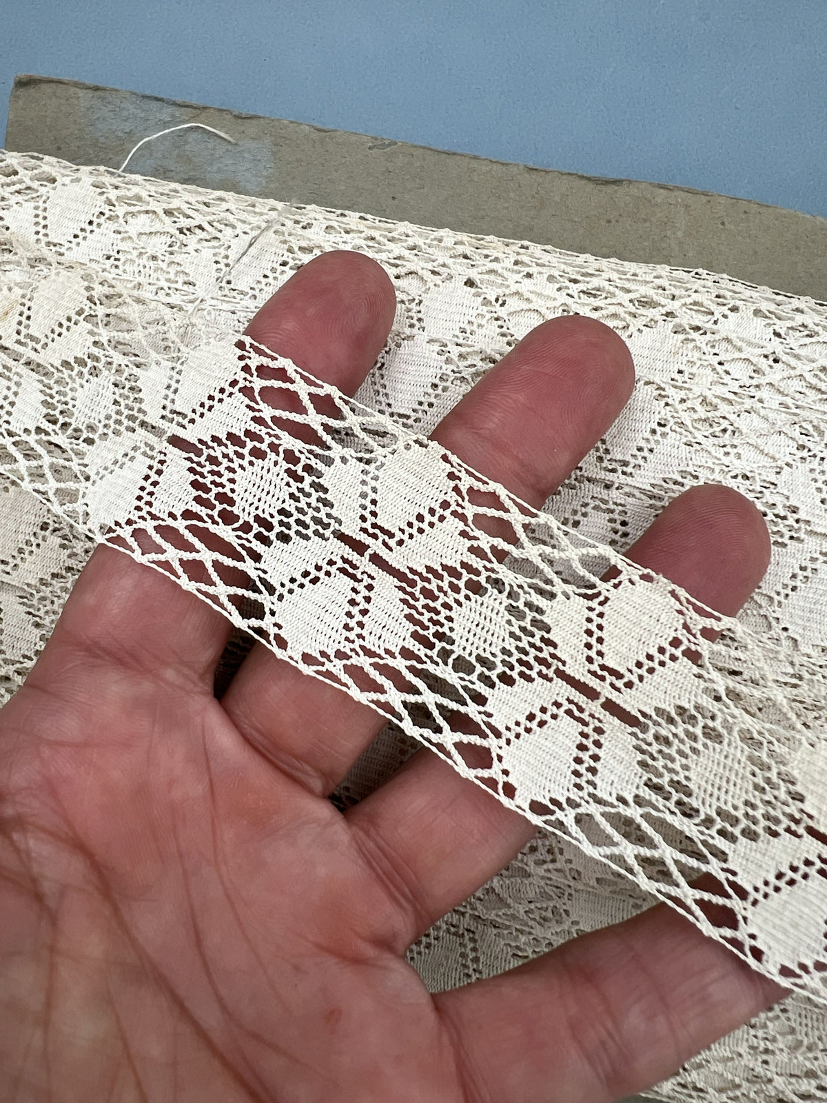 Wholesale Vintage French Lace Trim – 50m – Le Puy-en-Velay Cotton Lace