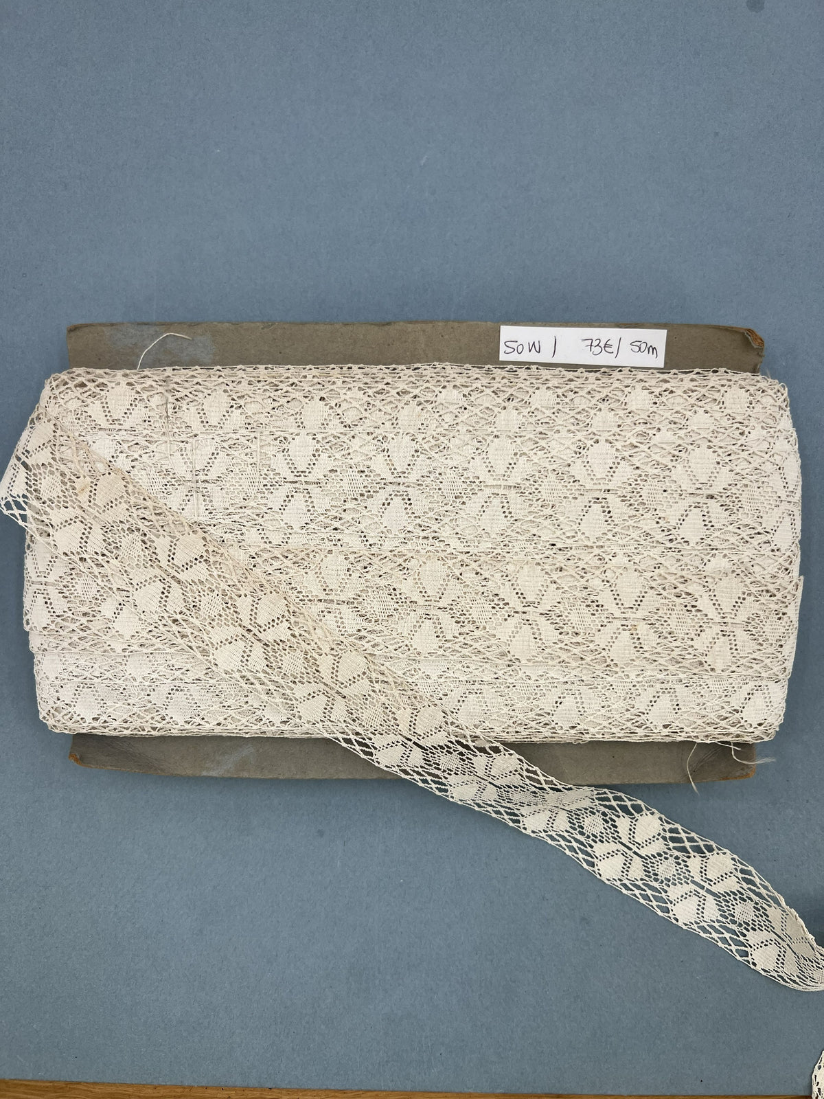 Wholesale Vintage French Lace Trim – 50m – Le Puy-en-Velay Cotton Lace