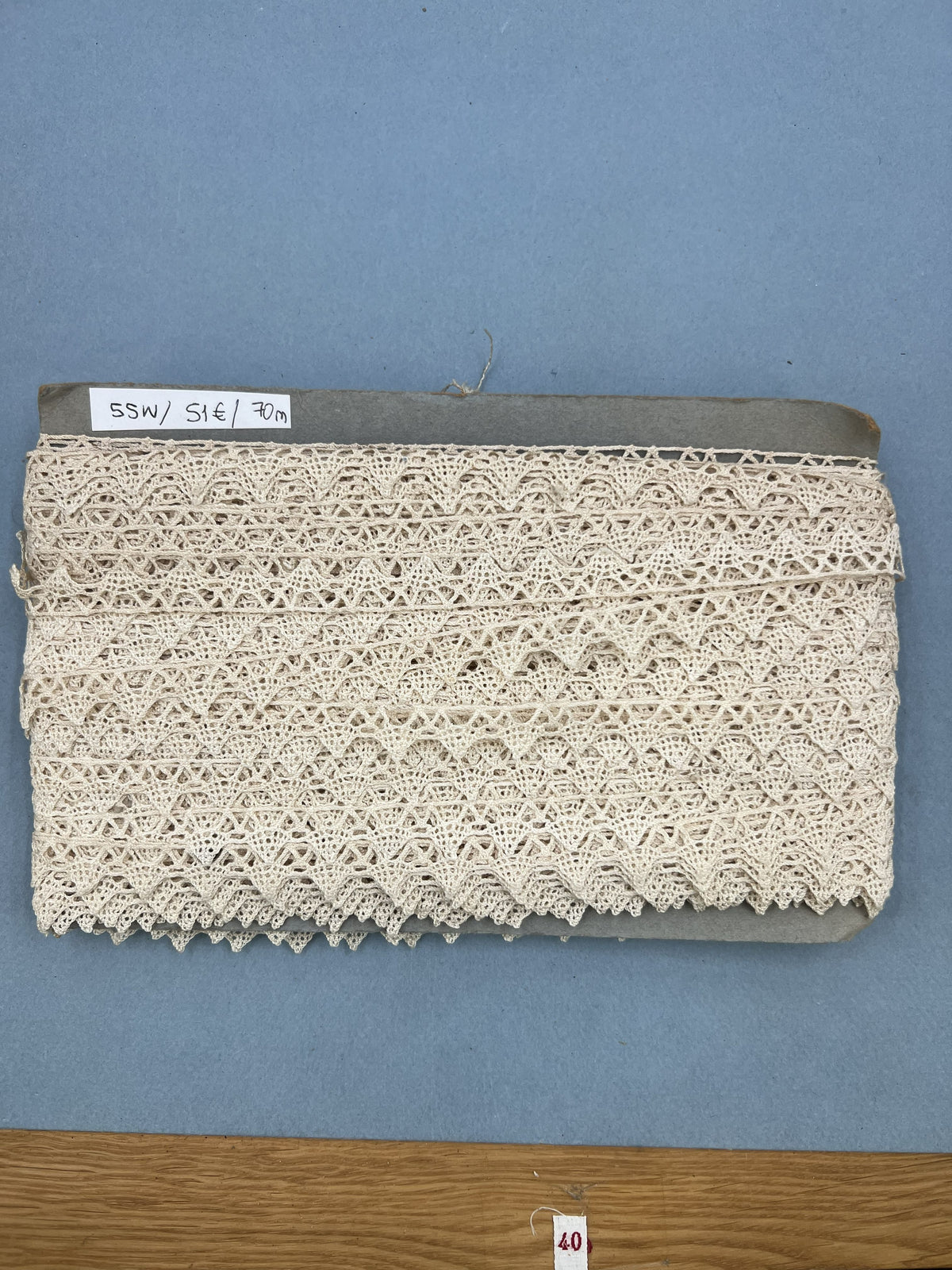 Wholesale Vintage French Lace Trim – 70m – Le Puy-en-Velay Cotton Lace