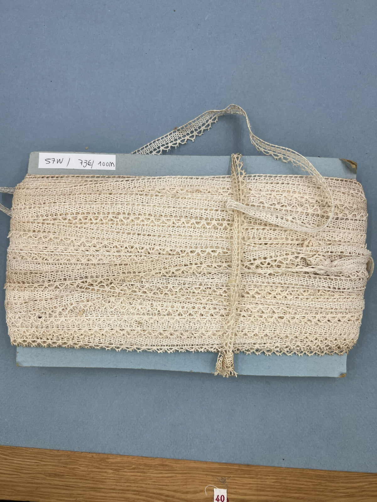 Wholesale Vintage French Lace Trim – 100m – Le Puy-en-Velay Cotton Lace