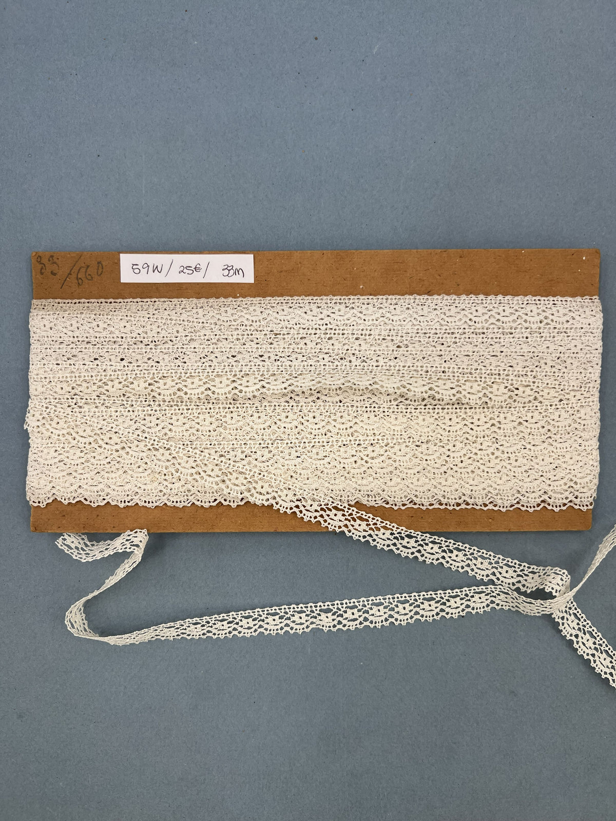 Wholesale Vintage French Lace Trim – 33m – Le Puy-en-Velay Cotton Lace