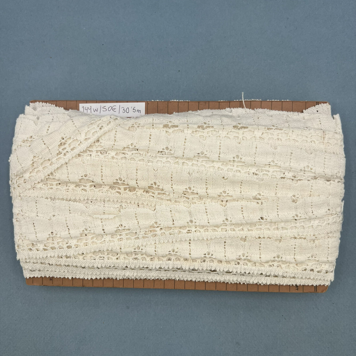 Wholesale Vintage French Lace Trim – 30m – Le Puy-en-Velay Cotton Lace
