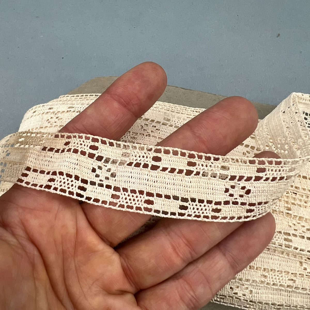 Wholesale Vintage French Lace Trim – 80M – Le Puy-en-Velay Cotton Lace