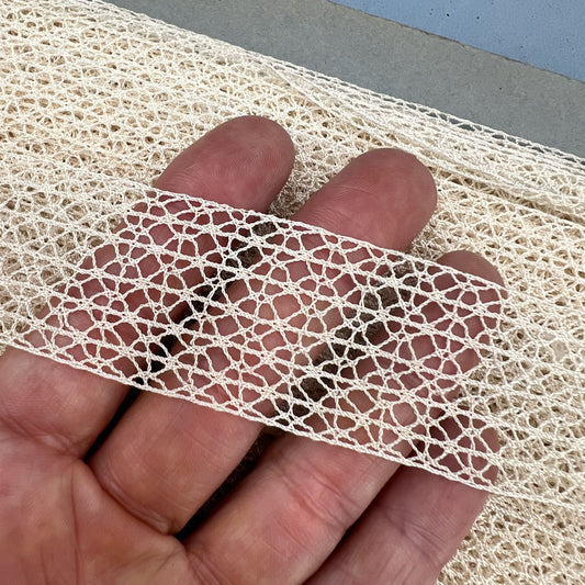 Wholesale Vintage French Lace Trim – 47m – Le Puy-en-Velay Cotton Lace - Bobbins&Needles
