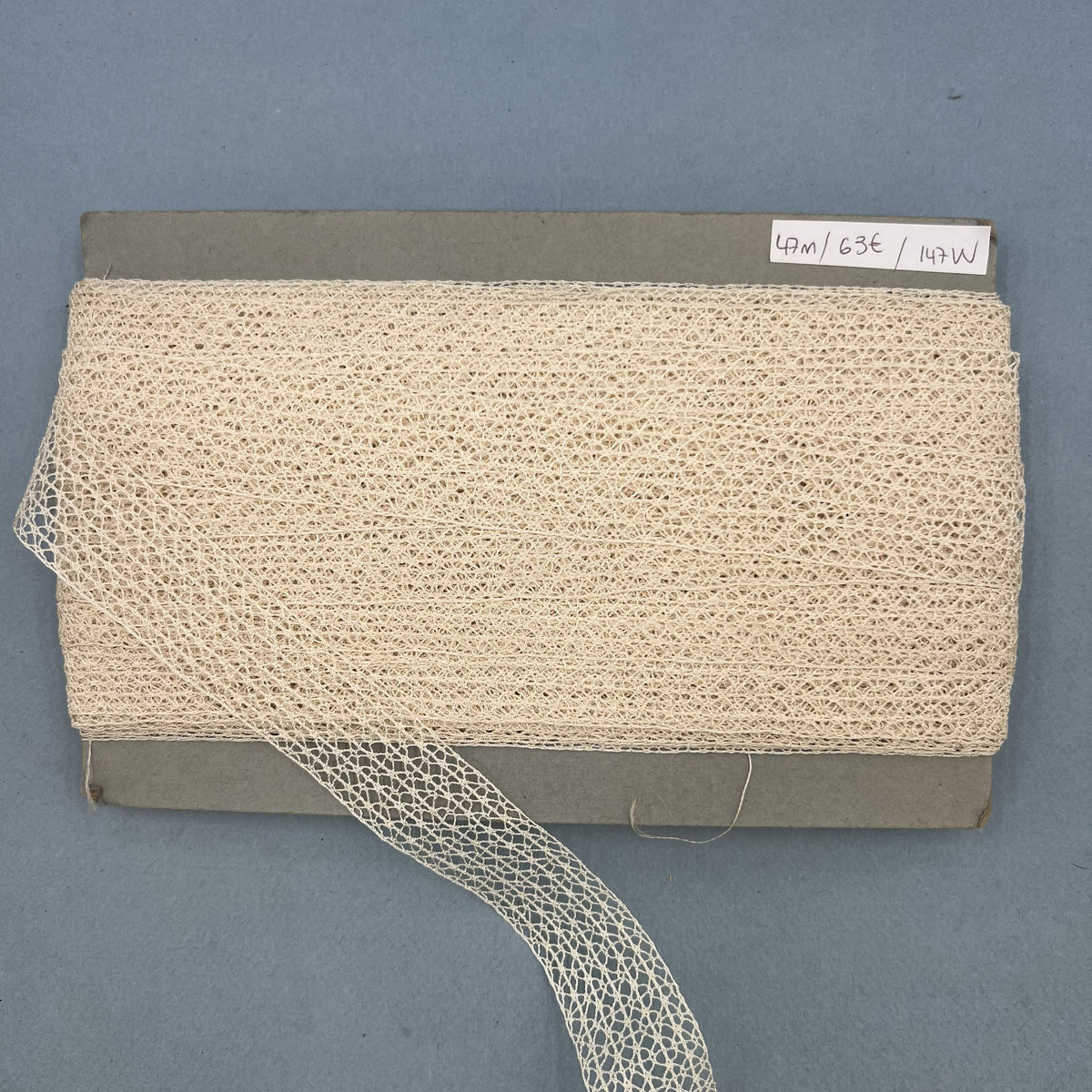 Wholesale Vintage French Lace Trim – 47m – Le Puy-en-Velay Cotton Lace