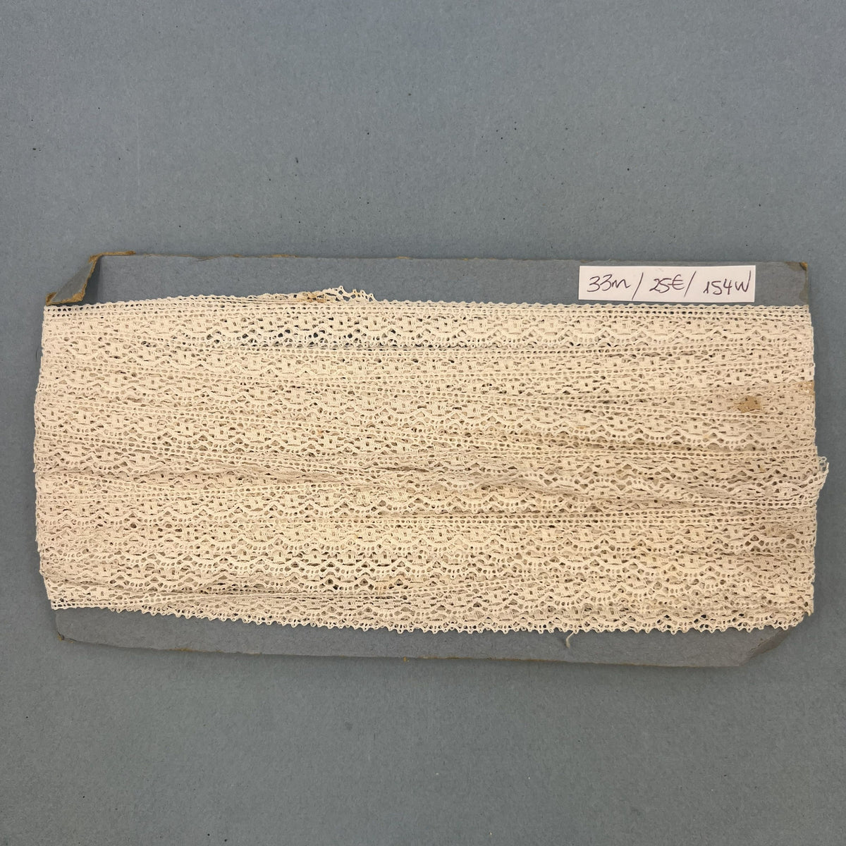 Wholesale Vintage French Lace Trim – 33m – Le Puy-en-Velay Cotton Lace