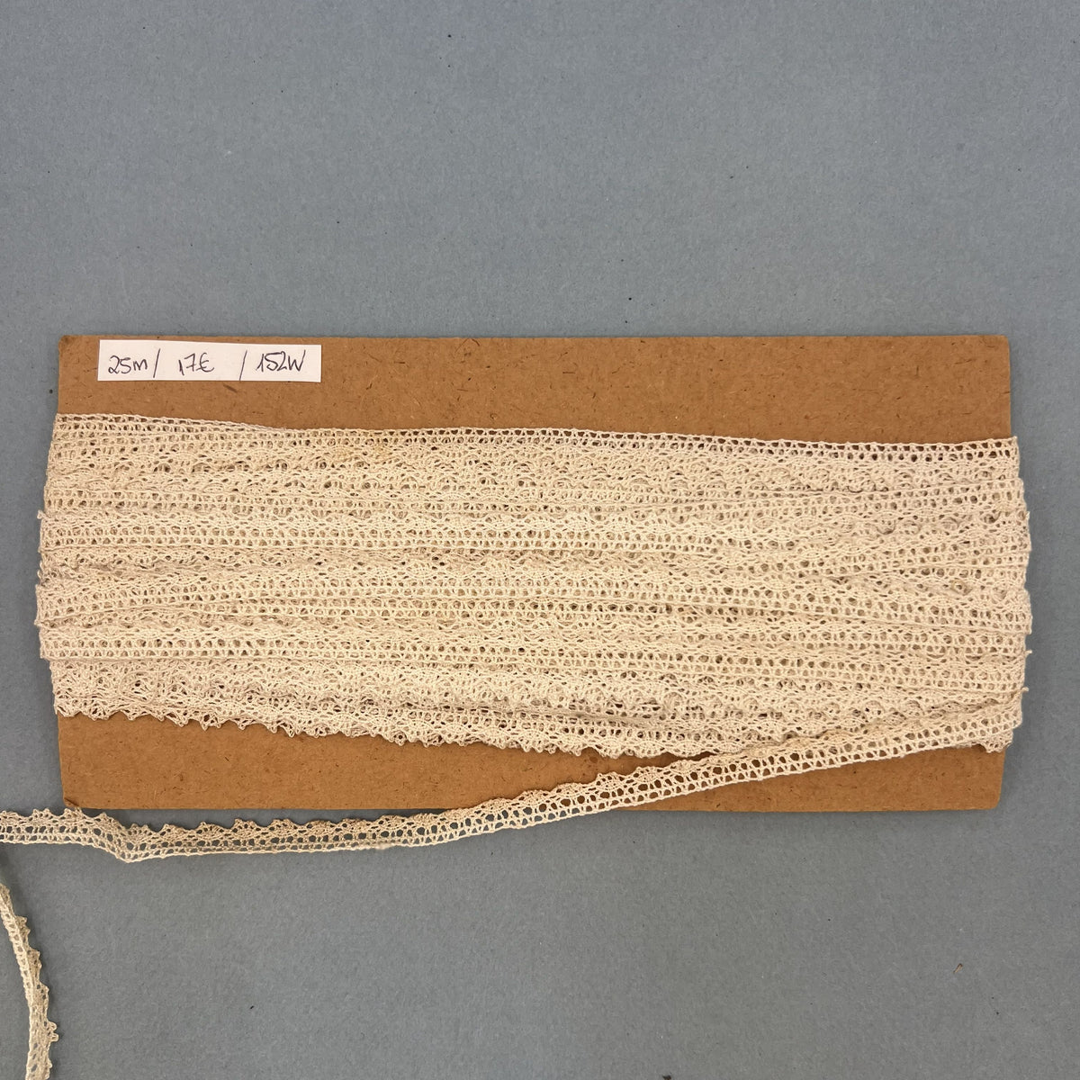 Wholesale Vintage French Lace Trim – 25m – Le Puy-en-Velay Cotton Lace