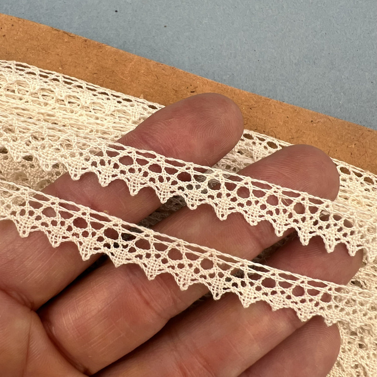 Wholesale Vintage French Lace Trim – 33m – Le Puy-en-Velay Cotton Lace