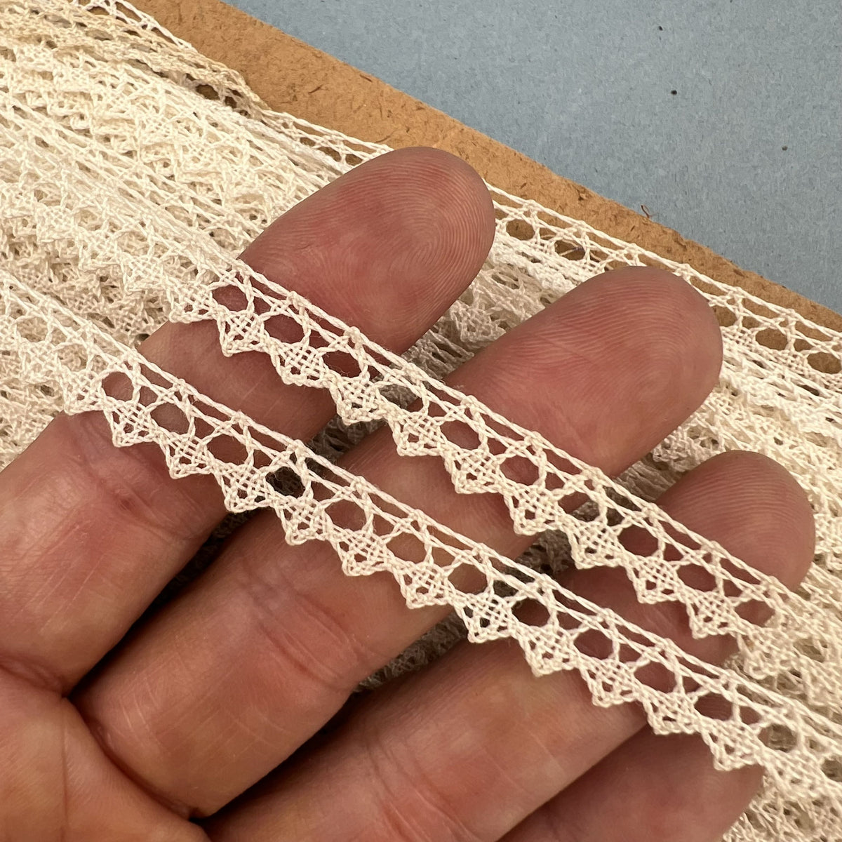 Wholesale Vintage French Lace Trim – 33m – Le Puy-en-Velay Cotton Lace