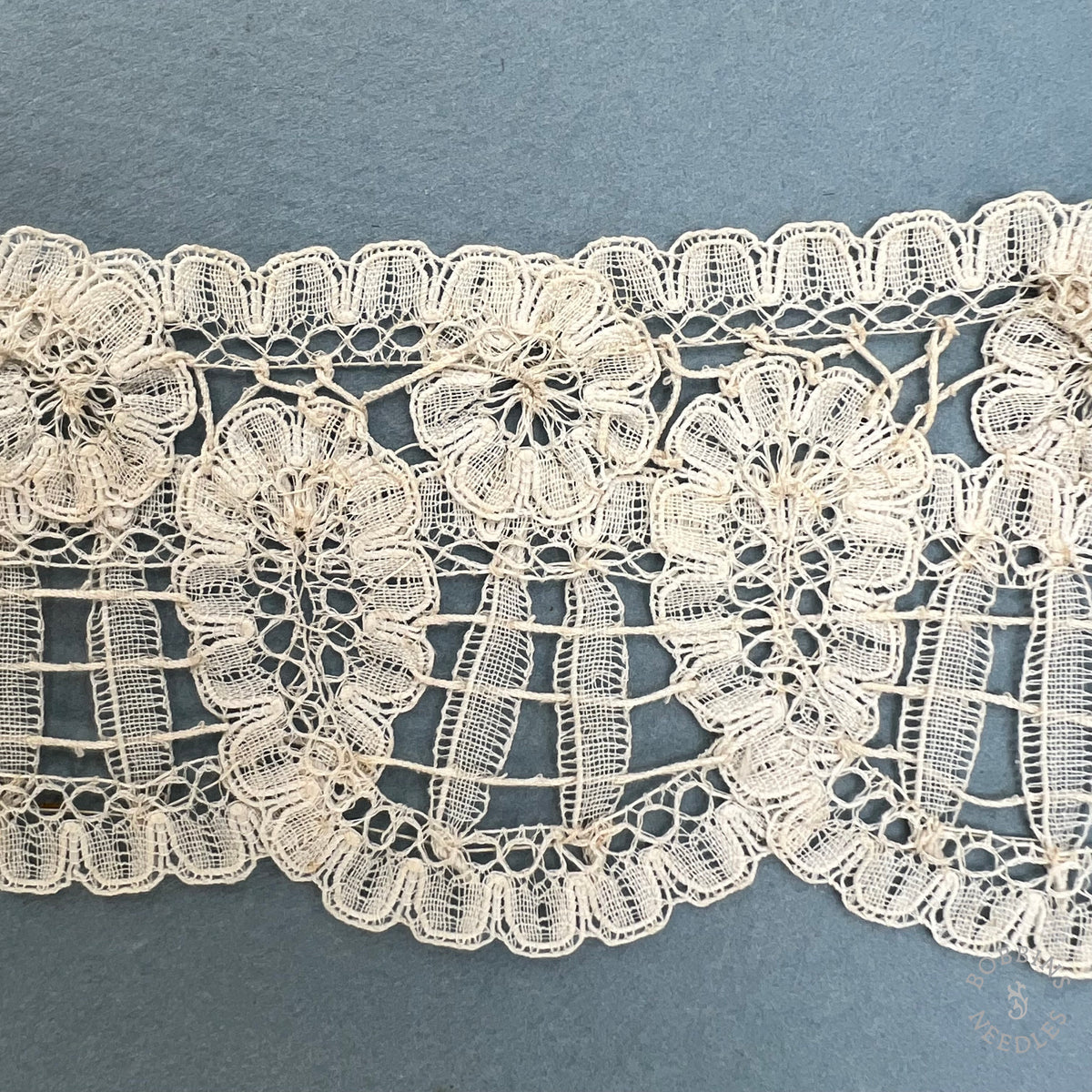 Antique Handmade Brussels Duchesse Style Lace Collar Fronts – Pair