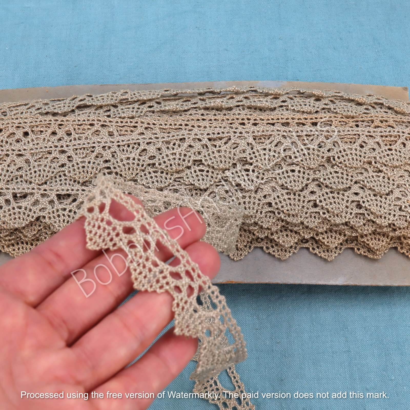 30m Vintage Lace Border in Bulk made in France