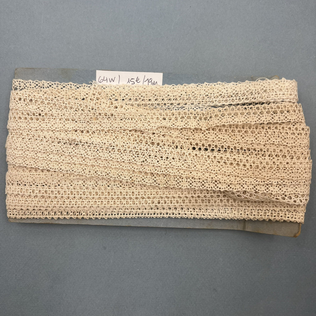 Wholesale Vintage French Lace Trim – 19m – Le Puy-en-Velay Cotton Lace