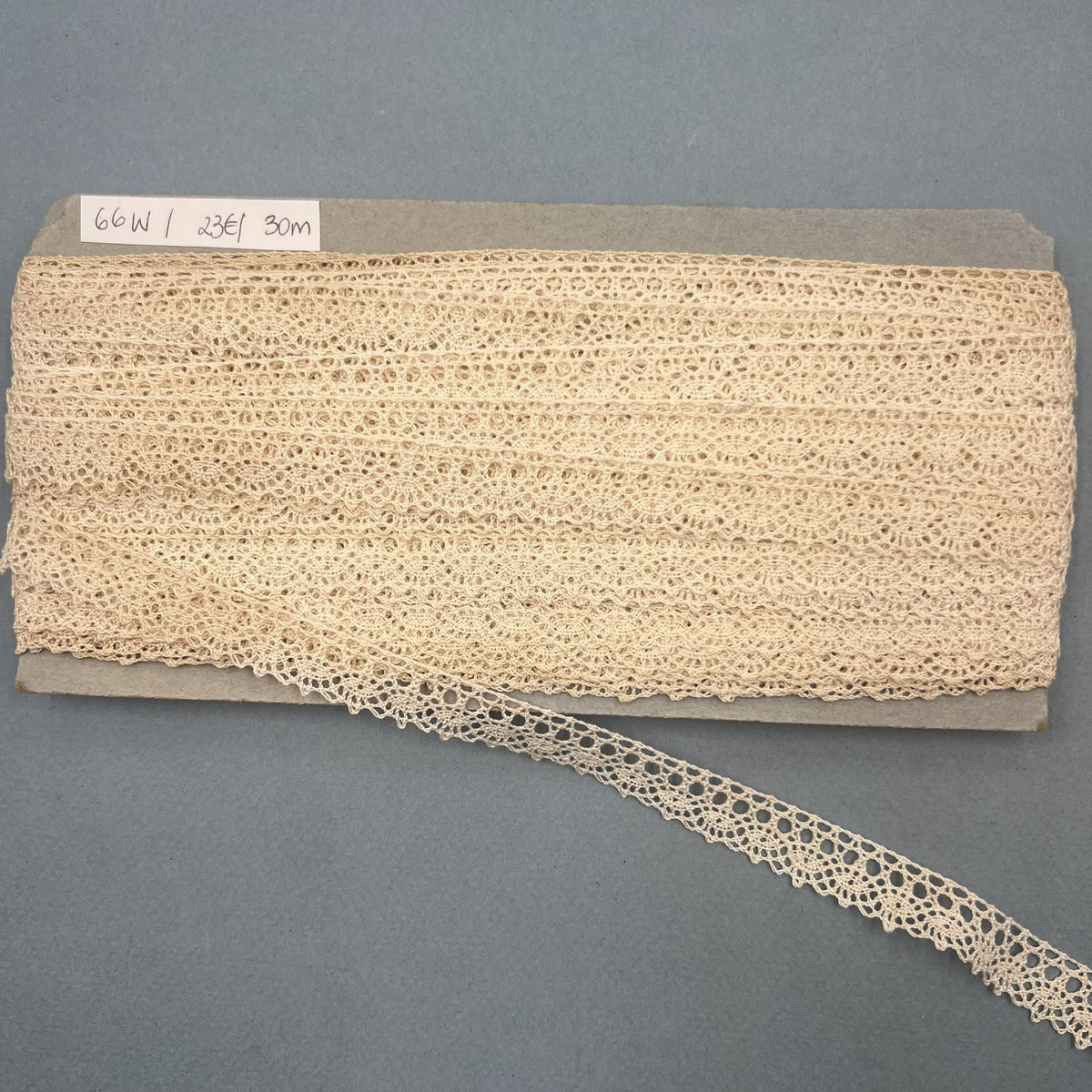 Wholesale Vintage French Lace Trim – 30m – Le Puy-en-Velay Cotton Lace