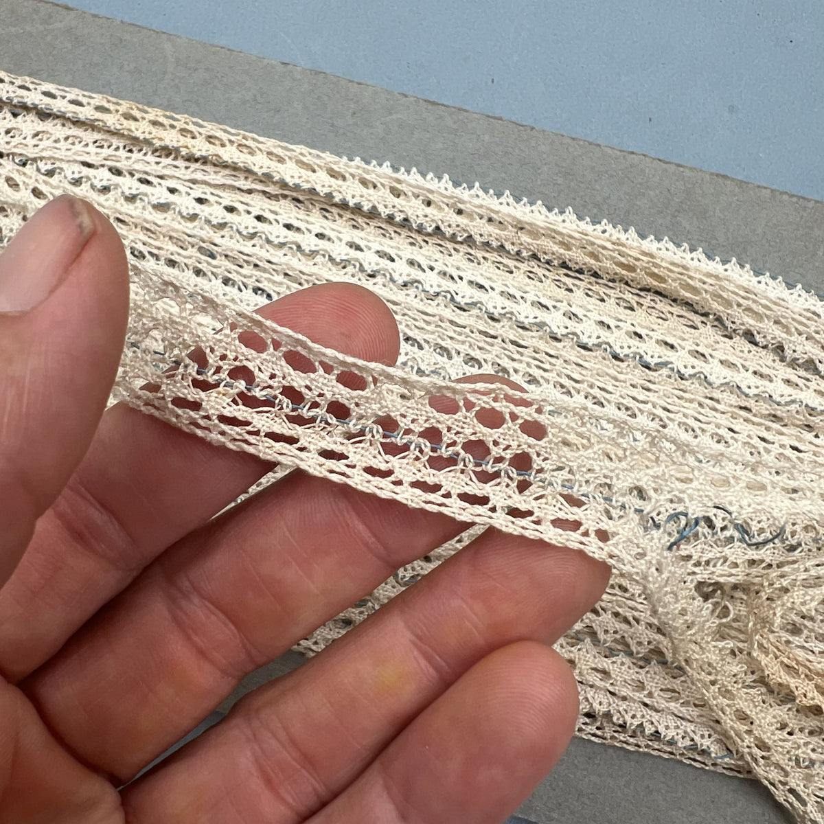Wholesale Vintage French Lace Trim – 26m – Le Puy-en-Velay Cotton Lace