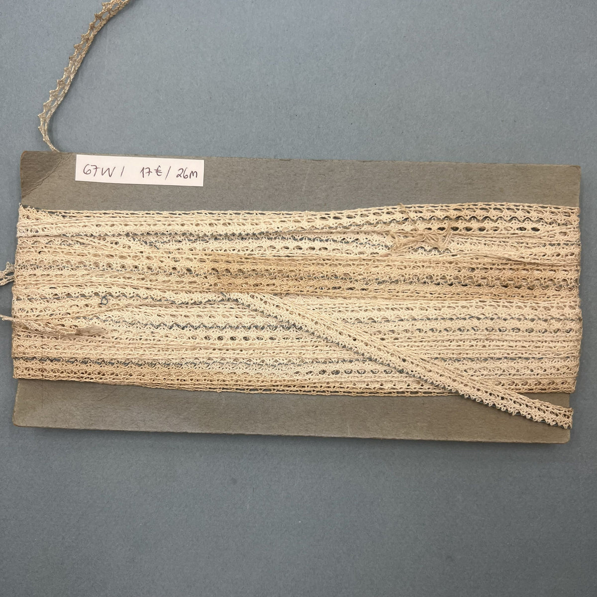 Wholesale Vintage French Lace Trim – 26m – Le Puy-en-Velay Cotton Lace