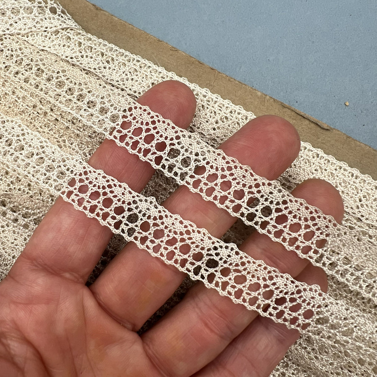 Wholesale Vintage French Lace Trim – 45m – Le Puy-en-Velay Cotton Lace
