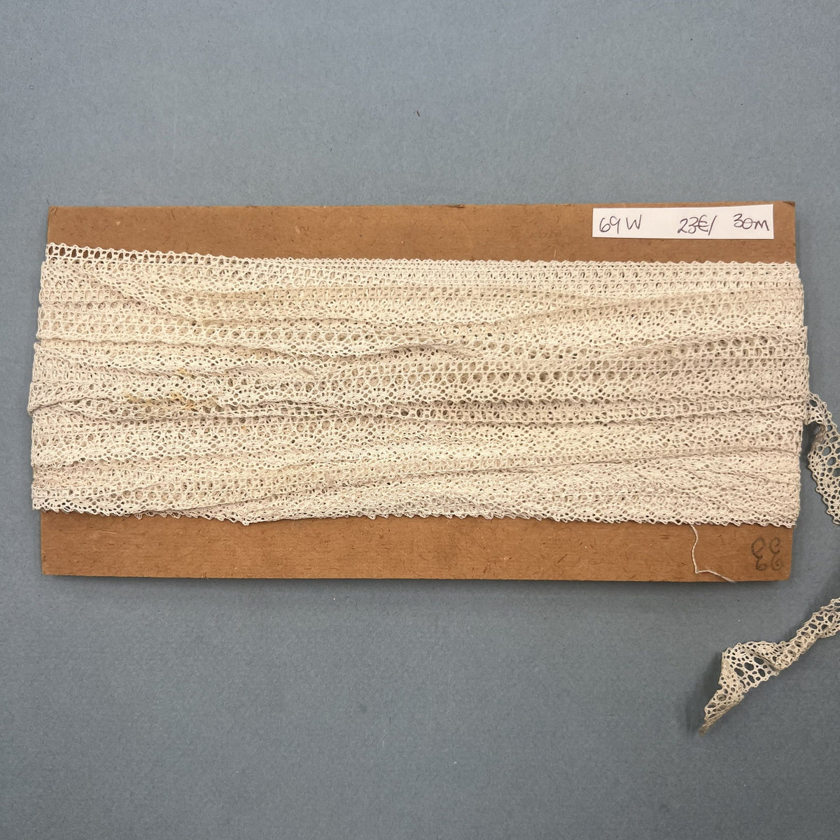 Wholesale Vintage French Lace Trim – 30m – Le Puy-en-Velay Cotton Lace