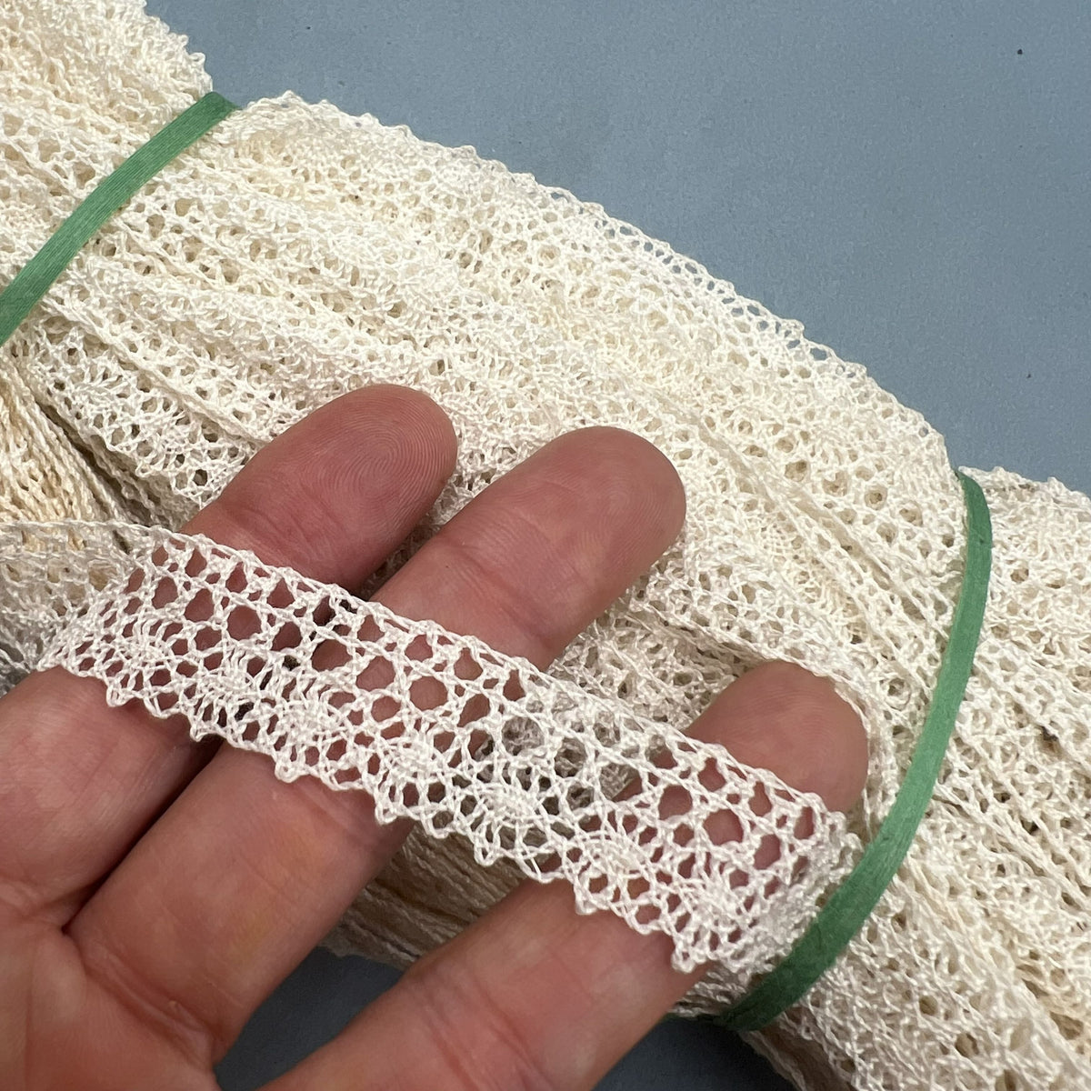 Wholesale Vintage French Lace Trim – 30m – Le Puy-en-Velay Cotton Lace