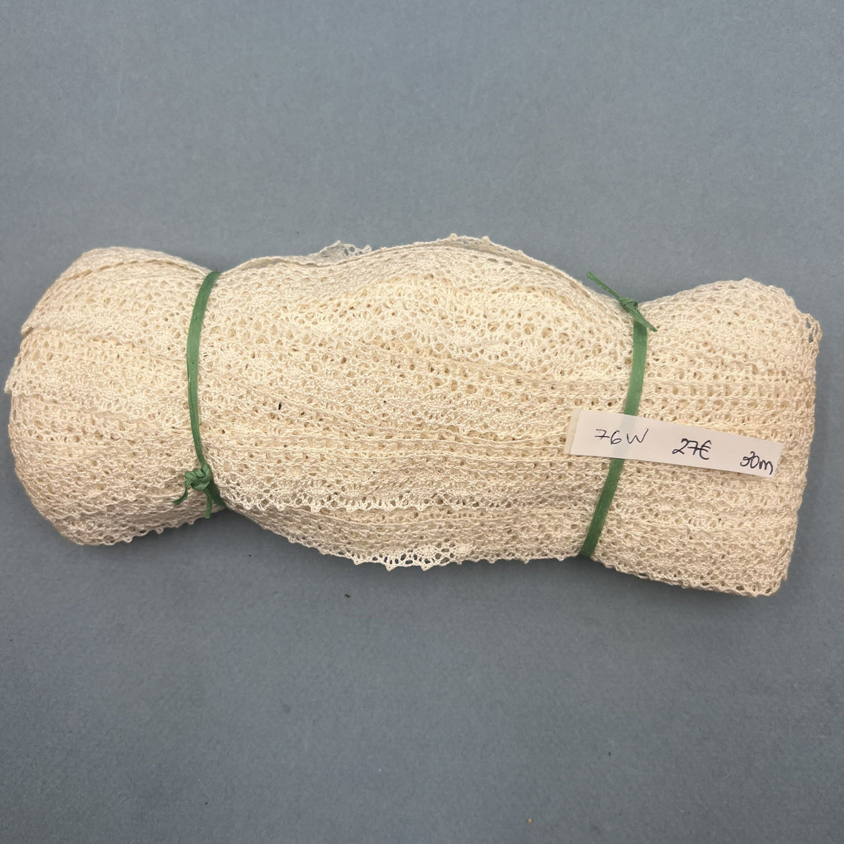 Wholesale Vintage French Lace Trim – 30m – Le Puy-en-Velay Cotton Lace