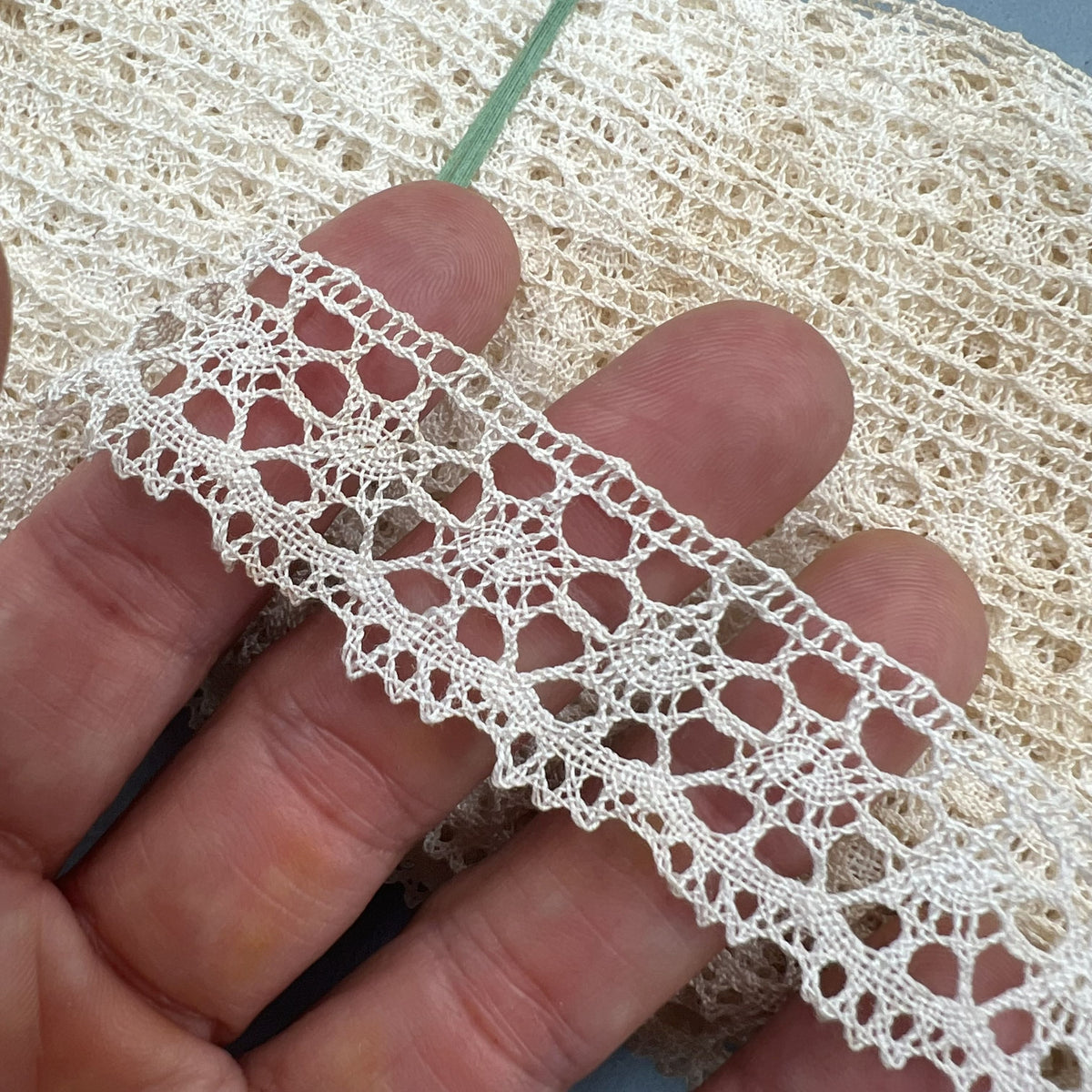 Wholesale Vintage French Lace Trim – 30m – Le Puy-en-Velay Cotton Lace
