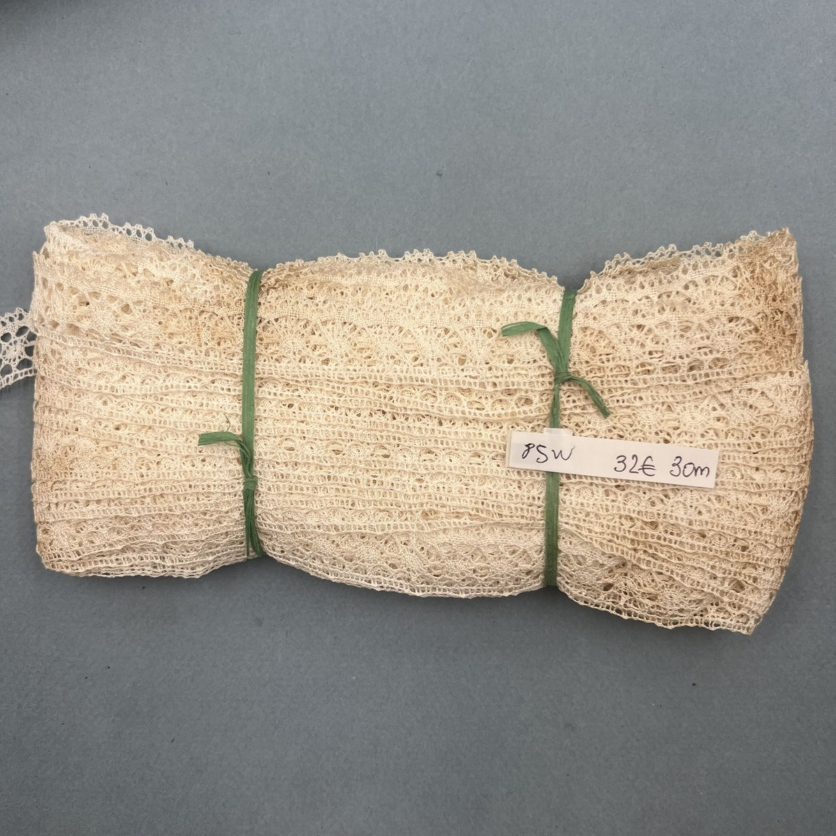 Wholesale Vintage French Lace Trim – 30m – Le Puy-en-Velay Cotton Lace