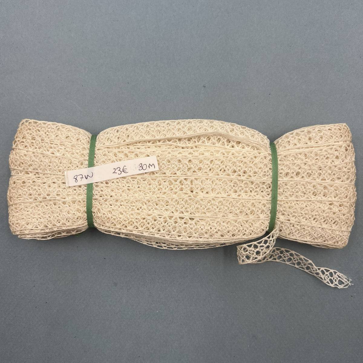 Wholesale Vintage French Lace Trim – 30m – Le Puy-en-Velay Cotton Lace