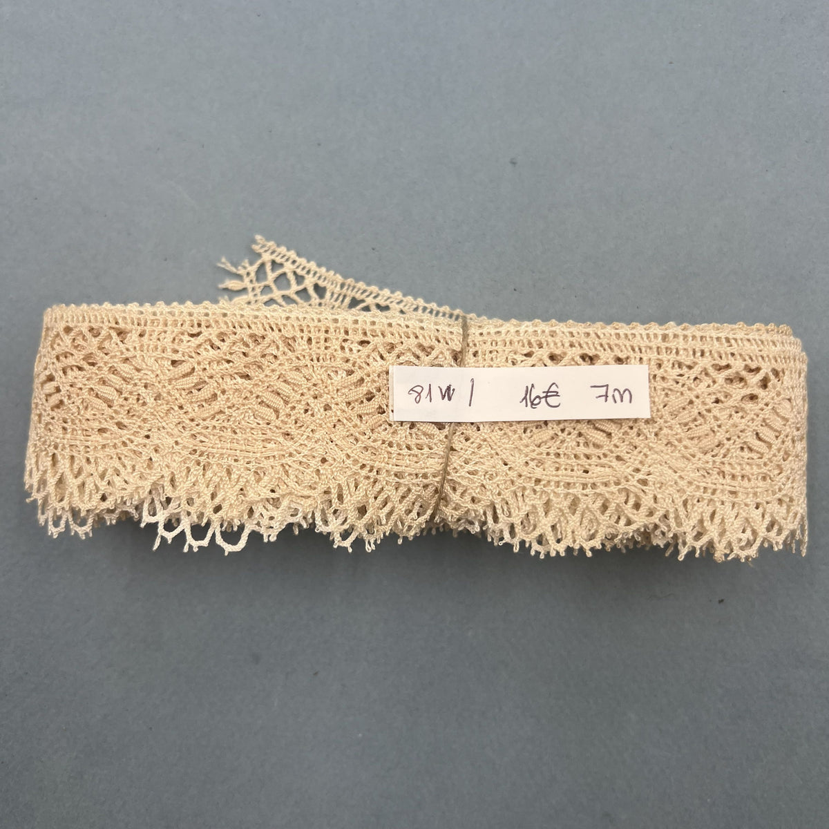 Wholesale Vintage French Lace Trim – 7m – Le Puy-en-Velay Cotton Lace