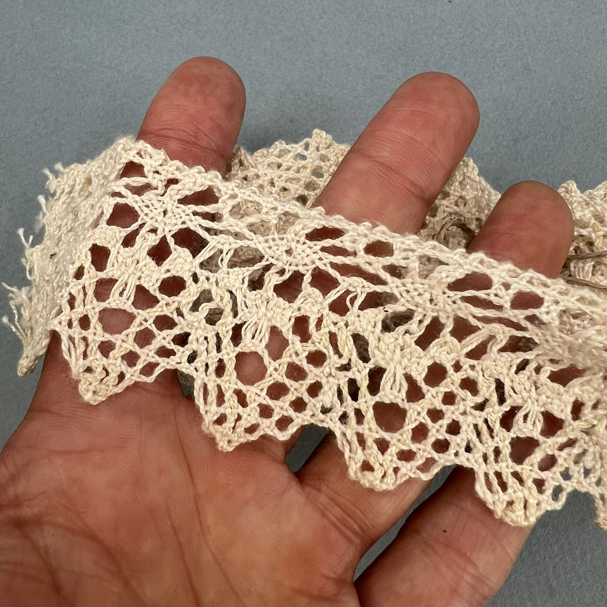 Wholesale Vintage French Lace Trim – 6m – Le Puy-en-Velay Cotton Lace