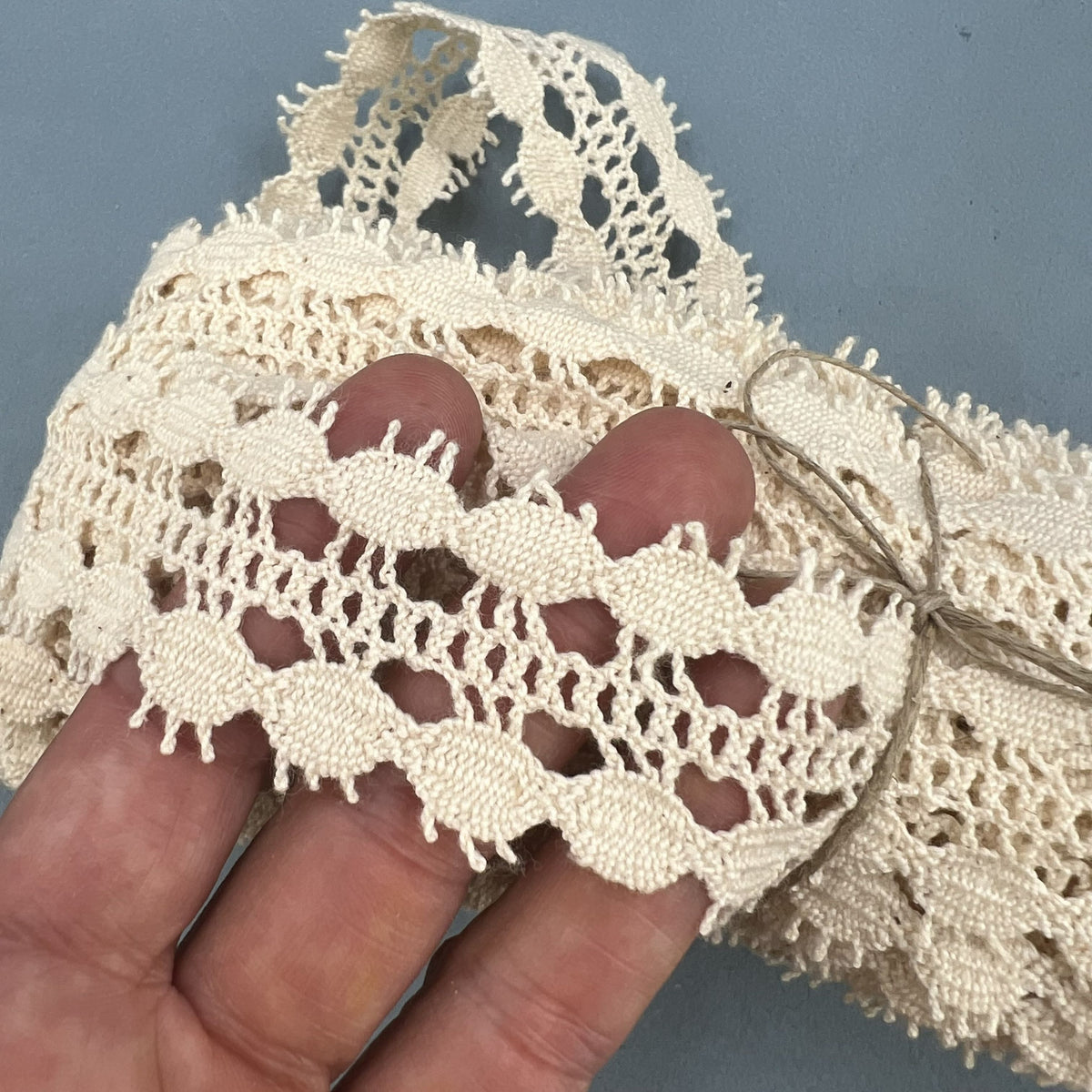 Wholesale Vintage French Lace Trim – 10m – Le Puy-en-Velay Cotton Lace