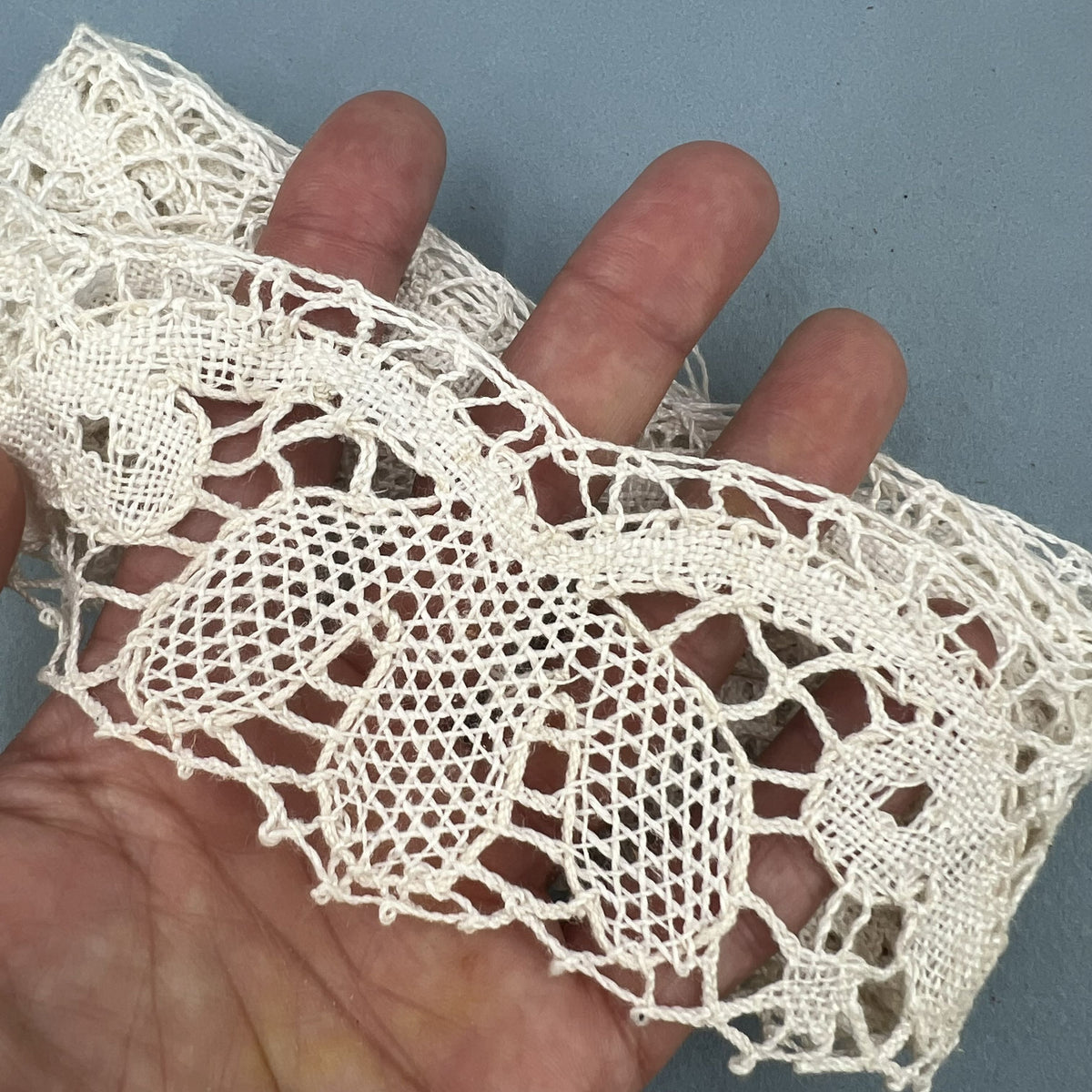 Wholesale Handmade French Lace Trim – 3m – Le Puy-en-Velay Linen Lace