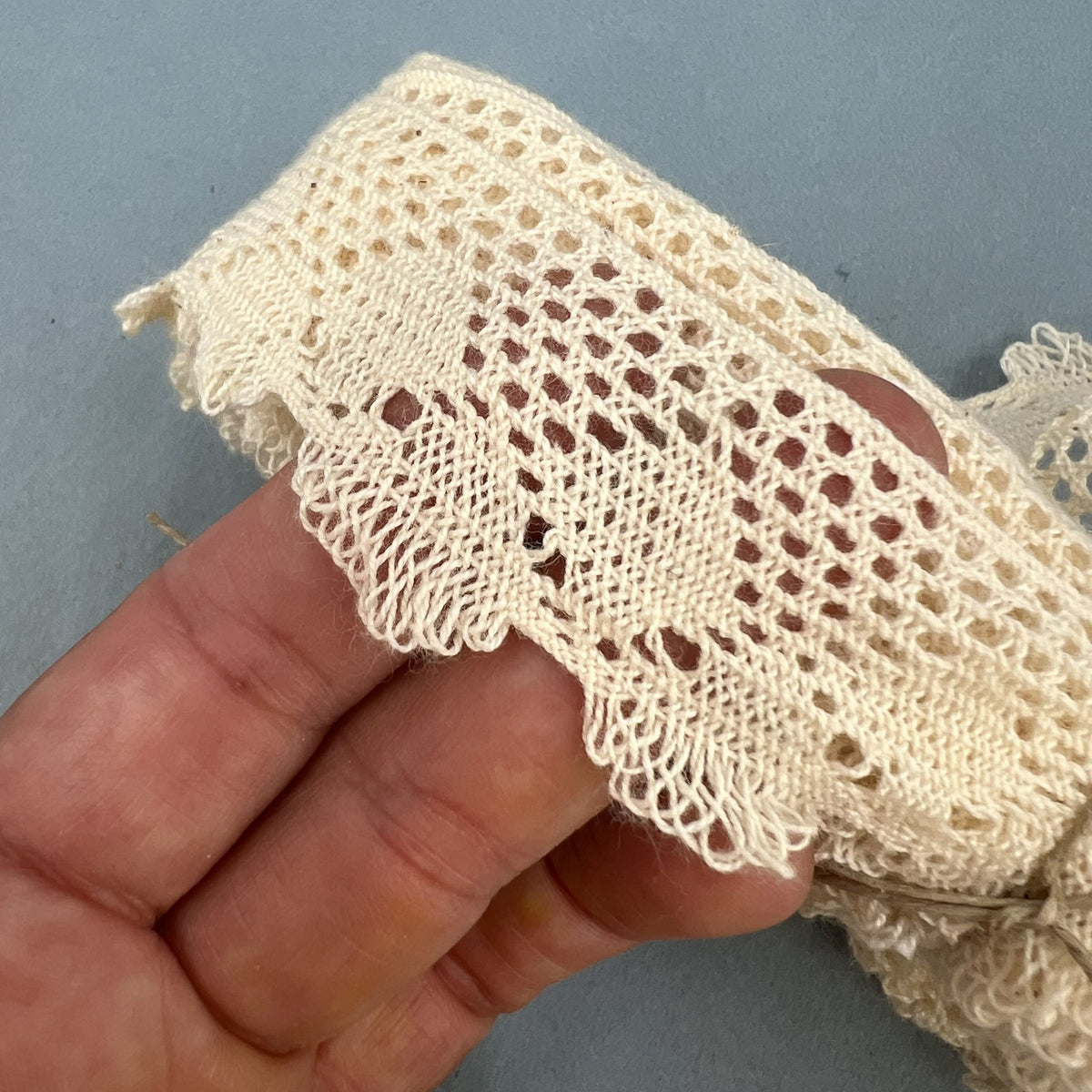 Wholesale Vintage French Lace Trim – 9m – Le Puy-en-Velay Cotton Lace